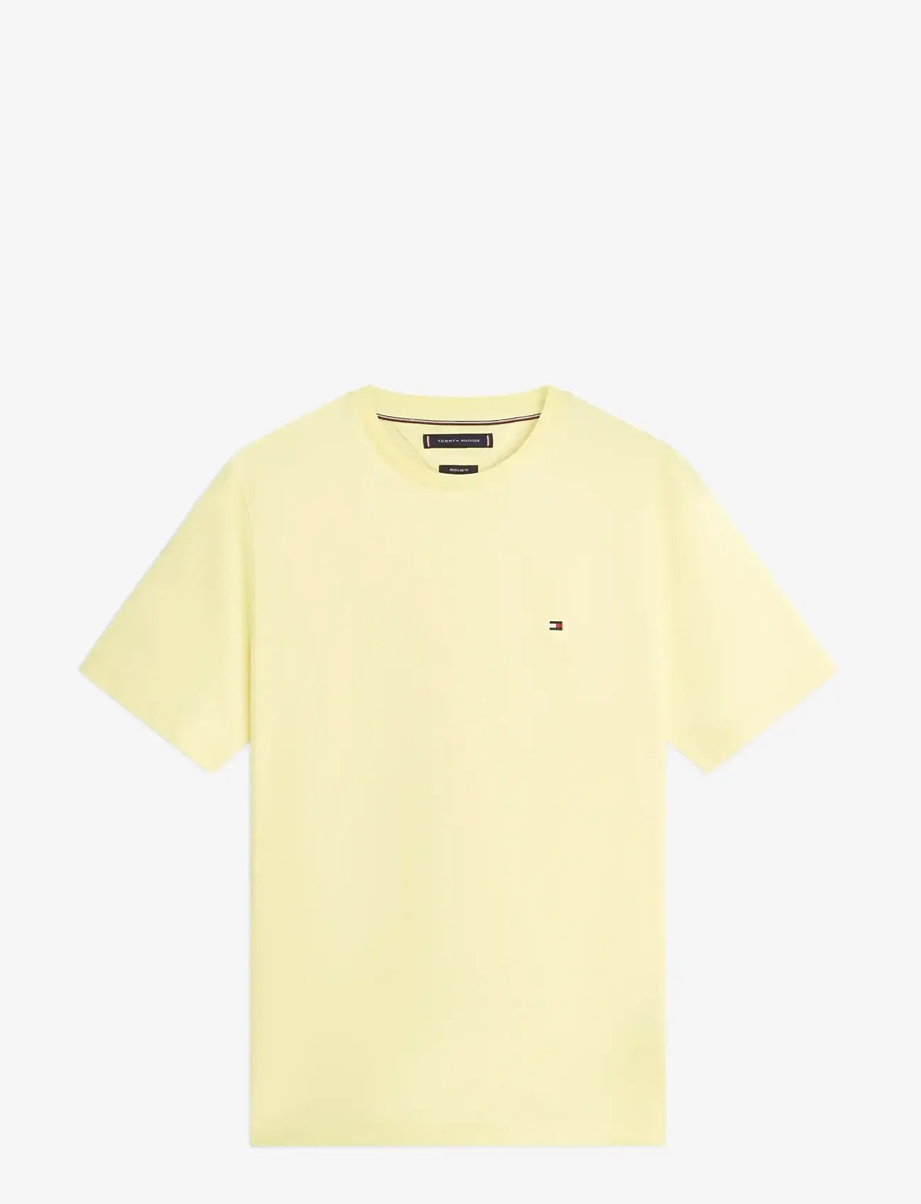 Tommy Hilfiger - ESS SEASONAL REG FIT SOLID TEE - kortærmede t-shirts - citronella - 1