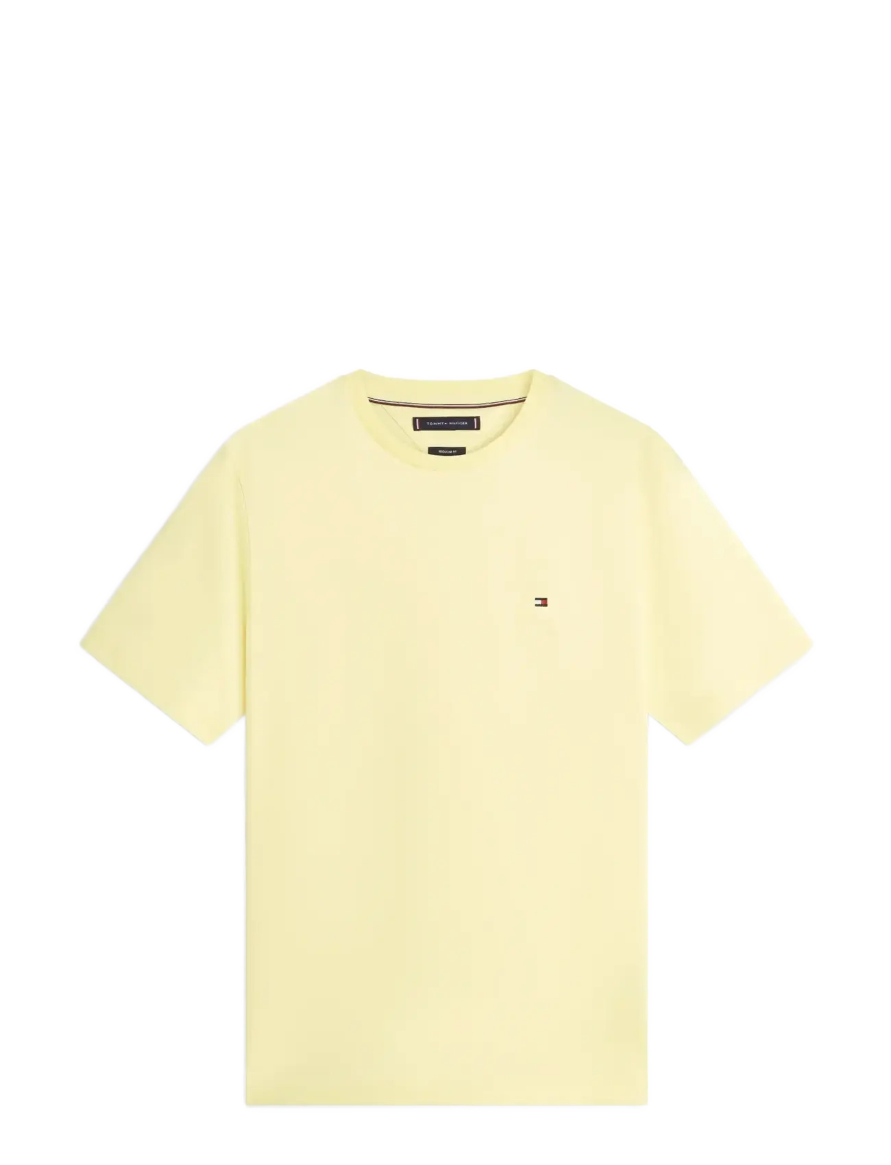 Tommy Hilfiger ESS SEASONAL REG FIT SOLID TEE - T-shirts - CITRONELLA / yellow