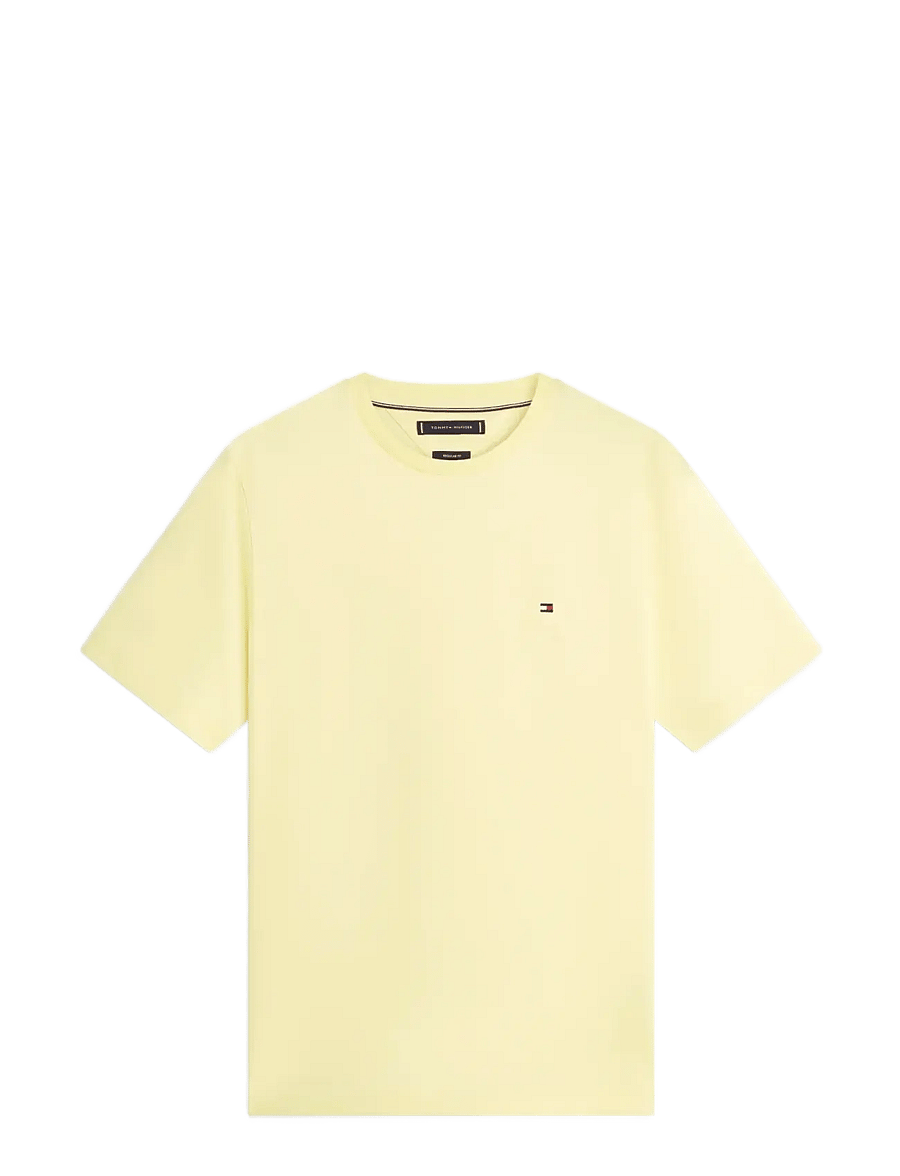 Tommy Hilfiger - ESS SEASONAL REG FIT SOLID TEE - kurzärmelig - citronella - 1