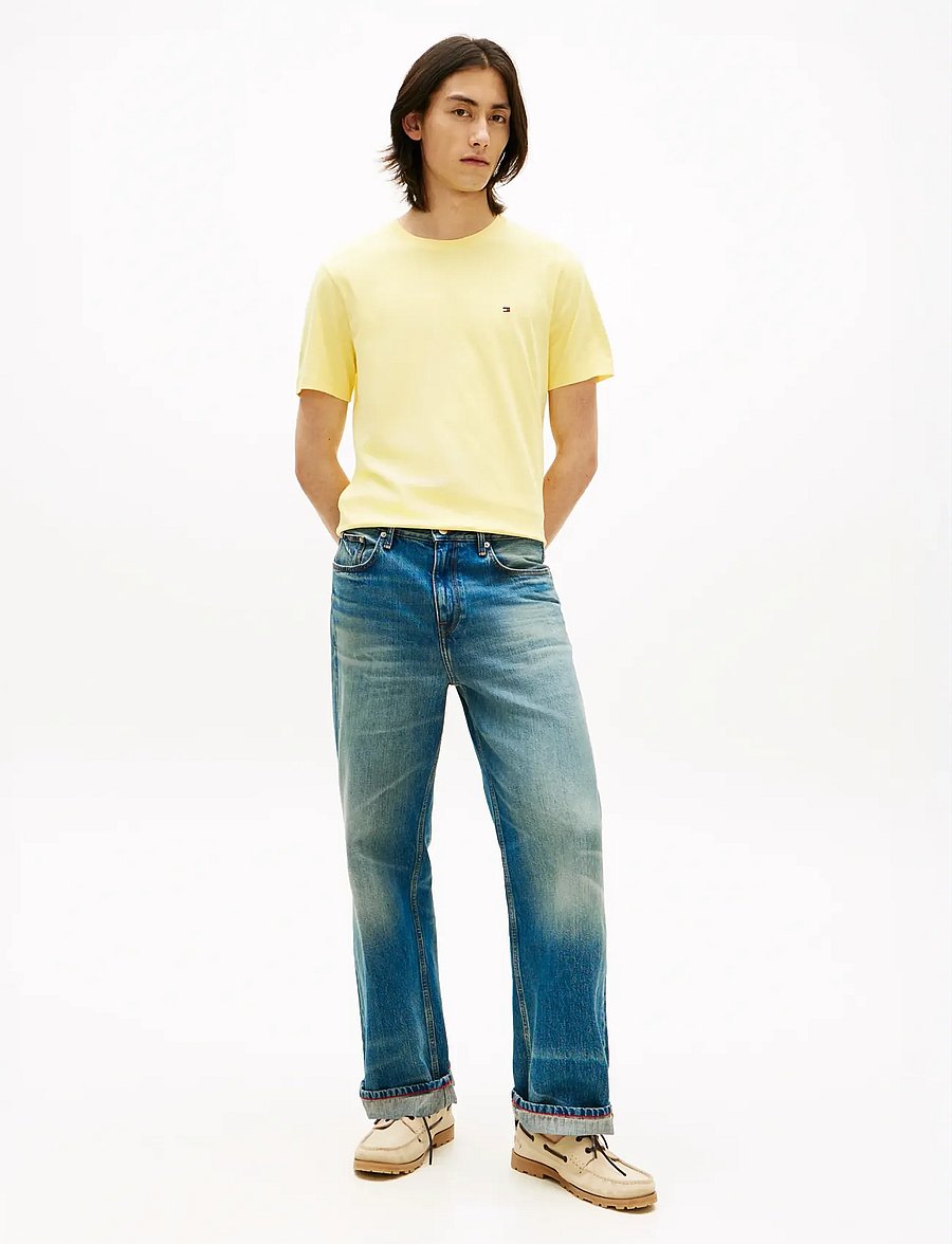 Tommy Hilfiger - ESS SEASONAL REG FIT SOLID TEE - kurzärmelig - citronella - 3