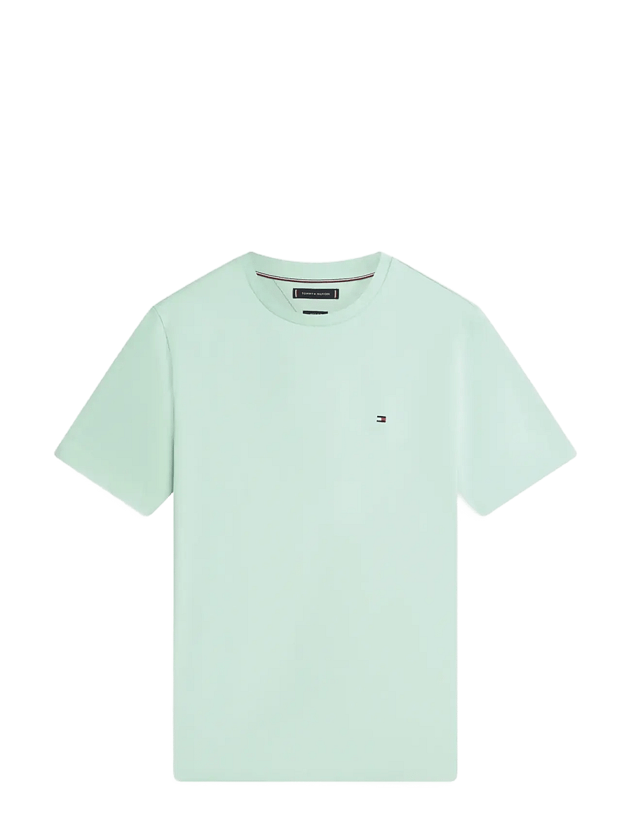 Tommy Hilfiger - ESS SEASONAL REG FIT SOLID TEE - kurzärmelig - crushed mint - 1