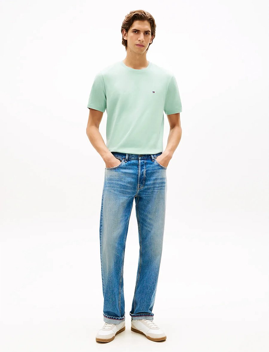 Tommy Hilfiger - ESS SEASONAL REG FIT SOLID TEE - kurzärmelig - crushed mint - 3