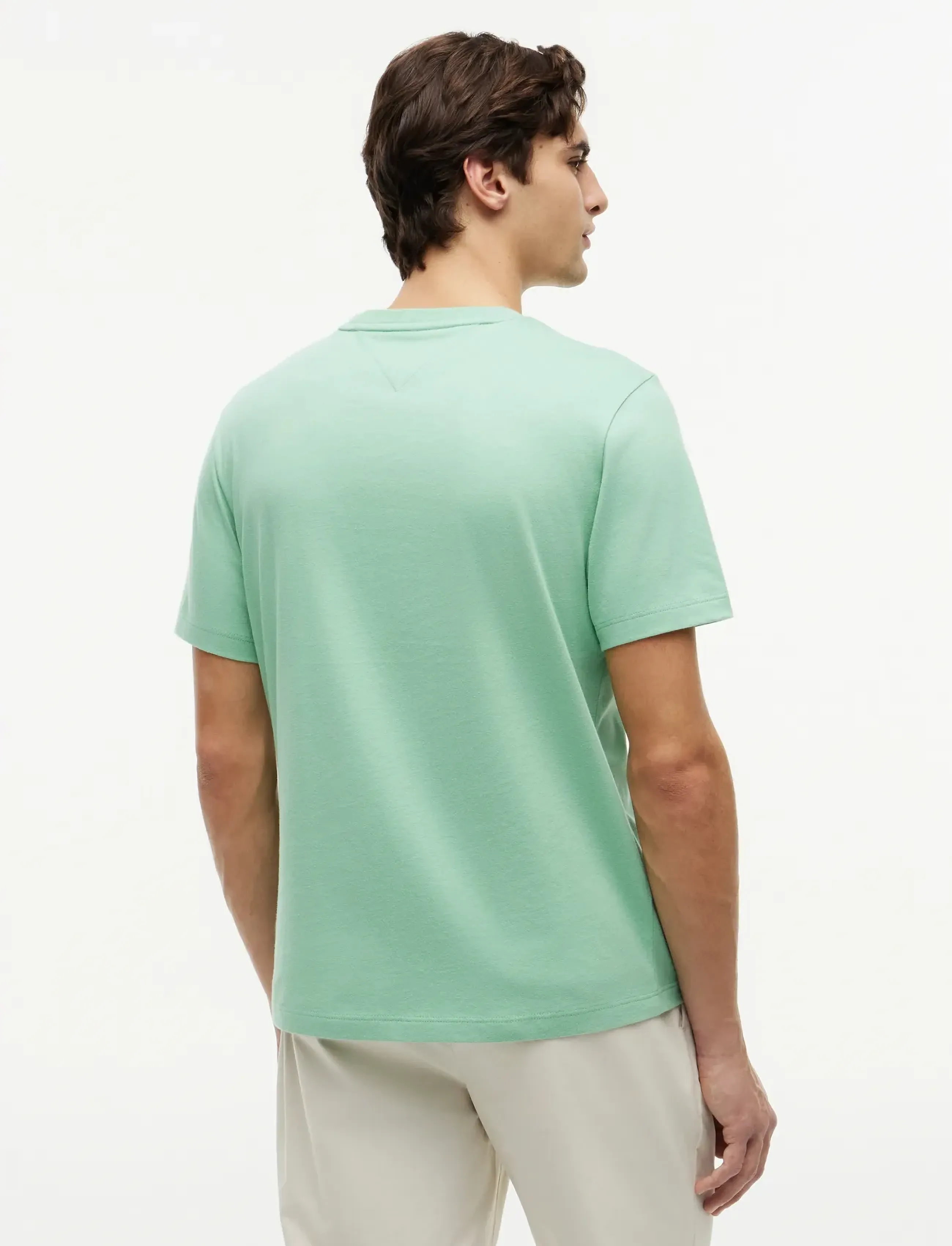 Tommy Hilfiger - ESS SEASONAL REG FIT SOLID TEE - short-sleeved t-shirts - cut grass - 2