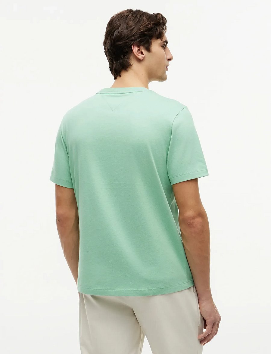 Tommy Hilfiger - ESS SEASONAL REG FIT SOLID TEE - kurzärmelig - cut grass - 2