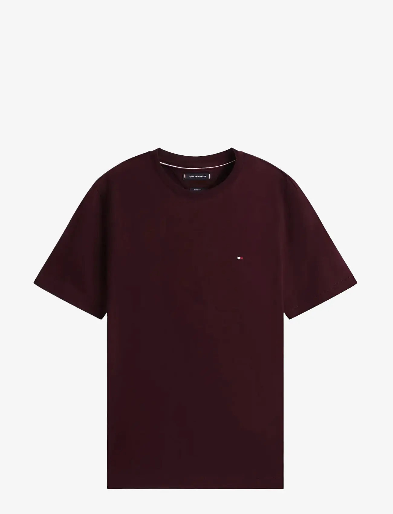 Tommy Hilfiger - ESS SEASONAL REG FIT SOLID TEE - t-shirts - deep burgundy - 1