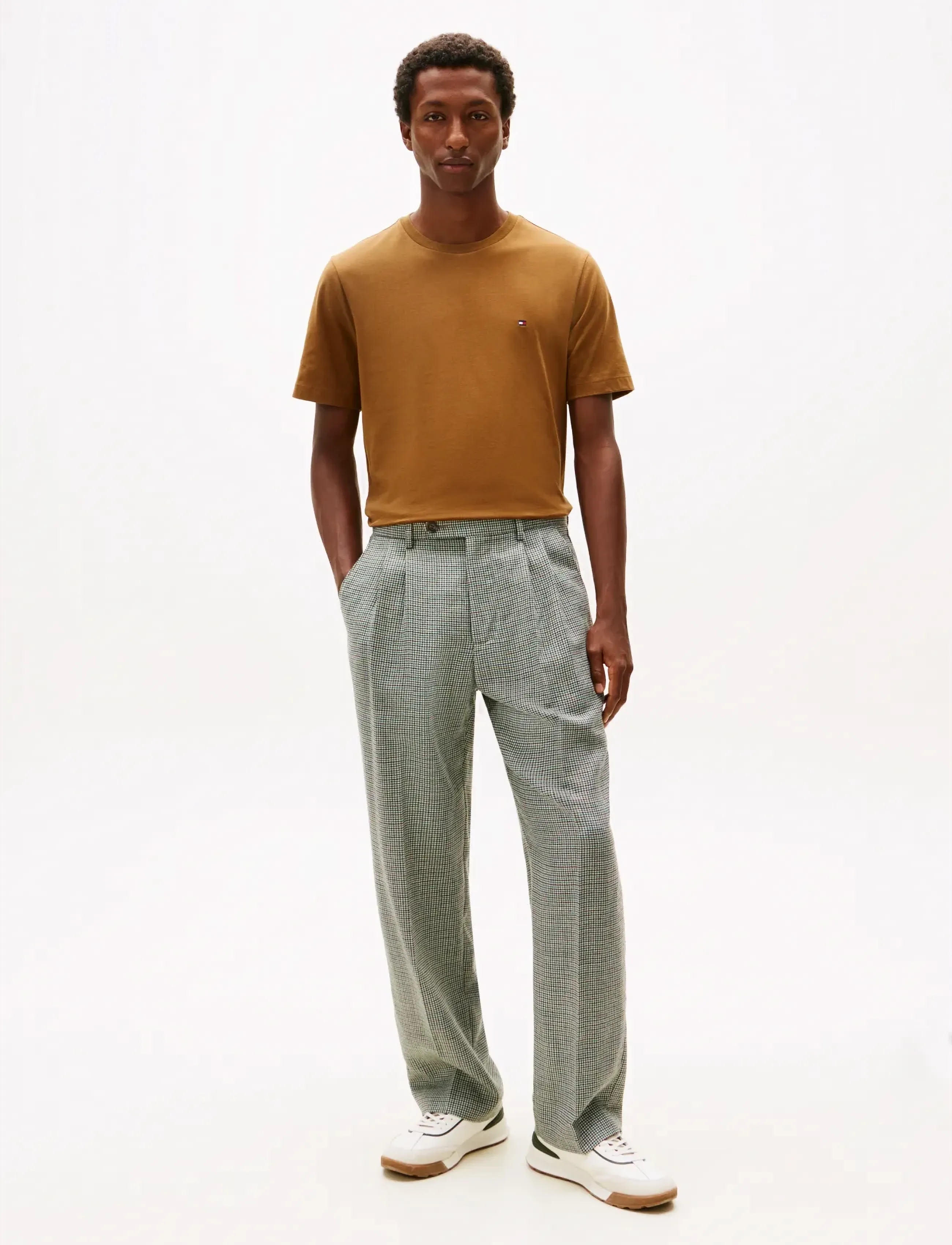 Tommy Hilfiger - ESS SEASONAL REG FIT SOLID TEE - kortärmade t-shirts - highland khaki - 3