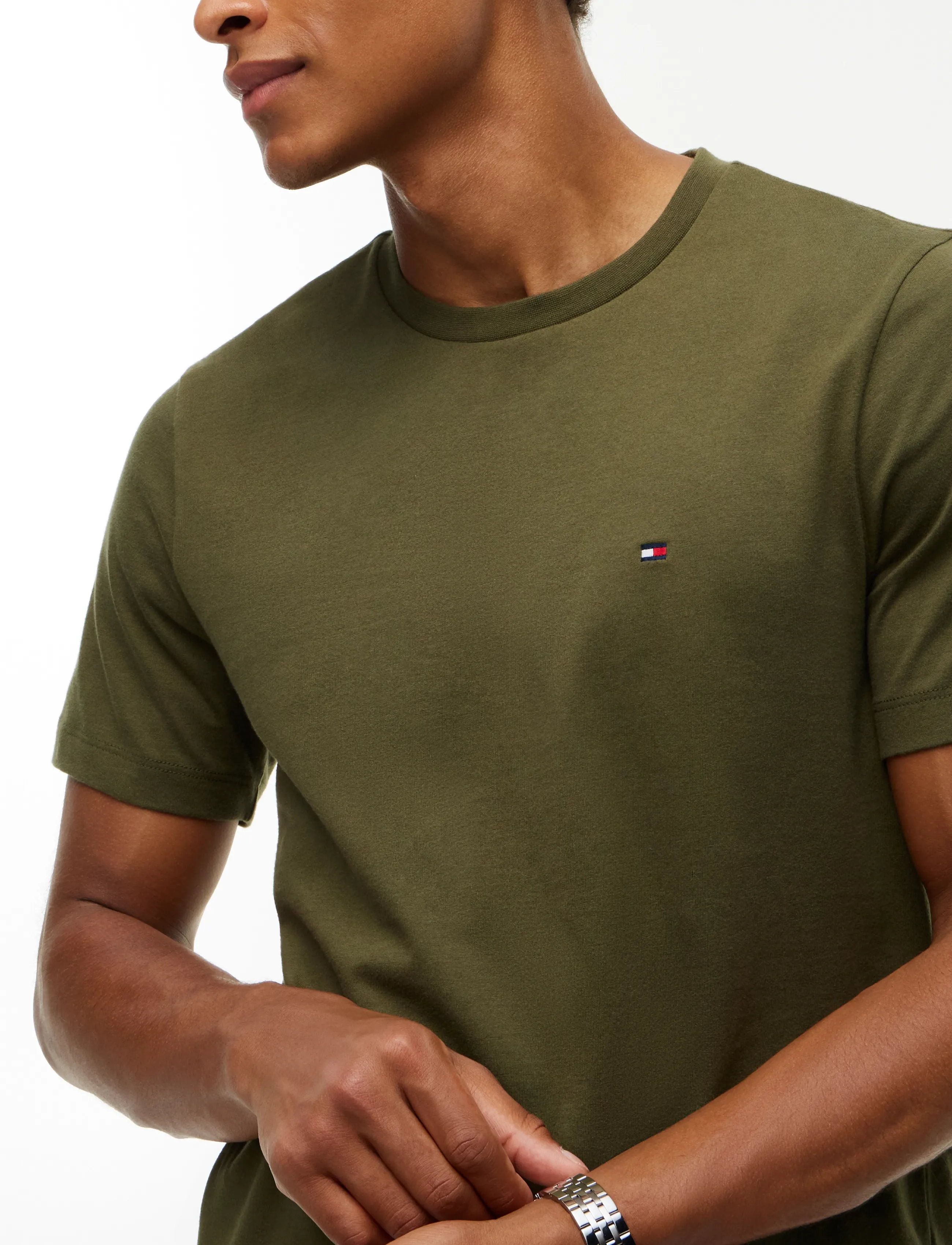 Tommy Hilfiger - ESS SEASONAL REG FIT SOLID TEE - kortærmede t-shirts - huntsman green - 3