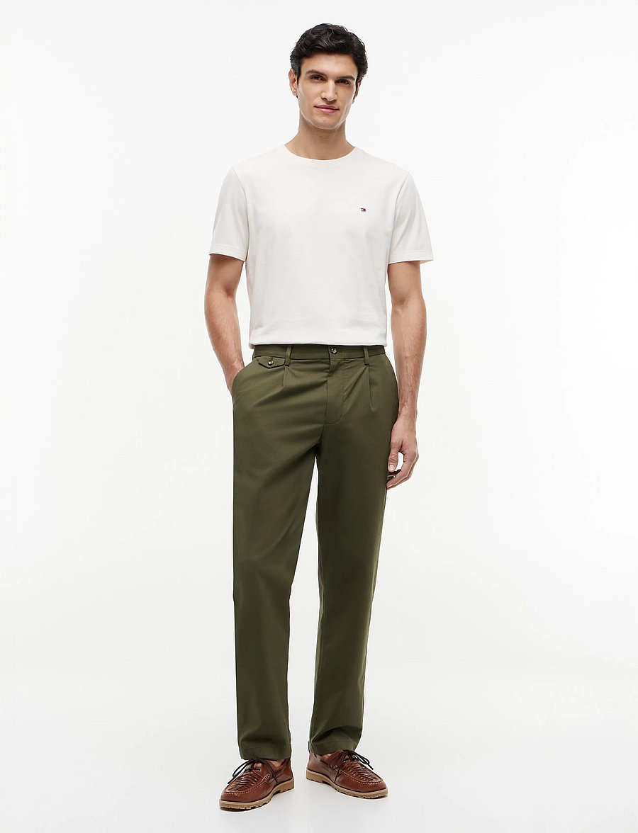 Tommy Hilfiger - ESS SEASONAL REG FIT SOLID TEE - kurzärmelige t-shirts - ivory petal - 4