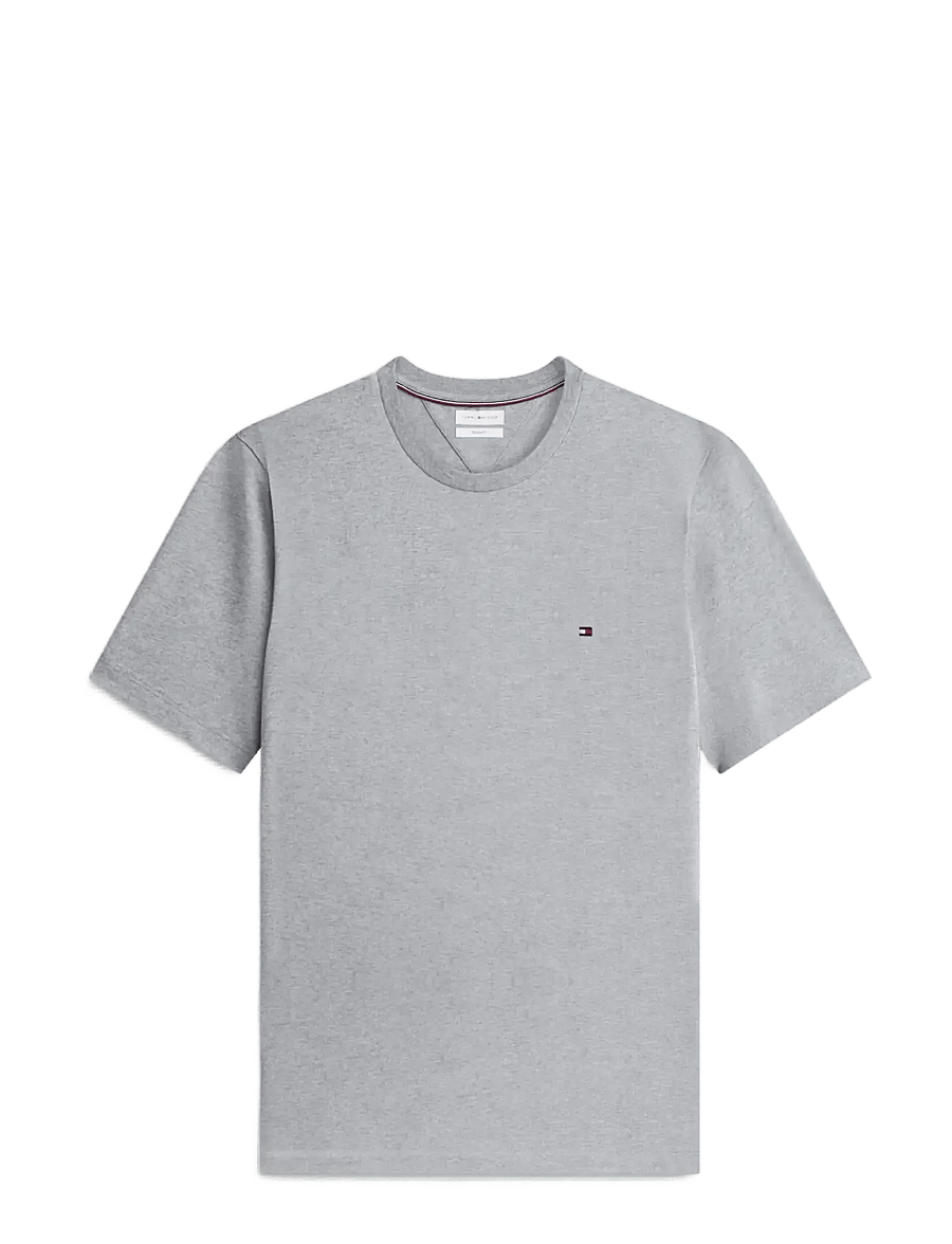 Tommy Hilfiger - ESS SEASONAL REG FIT SOLID TEE - lühikeste varrukatega t-särgid - medium grey heather - 1