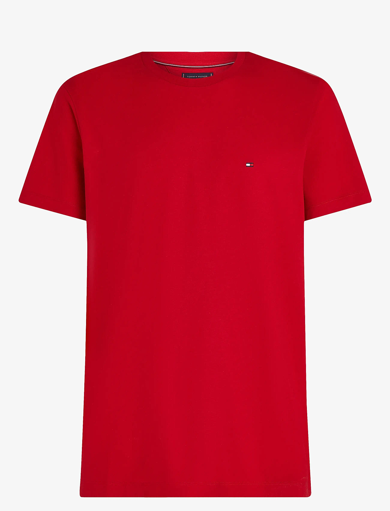 Tommy Hilfiger - ESS SEASONAL REG FIT SOLID TEE - kortærmede t-shirts - medium red - 1