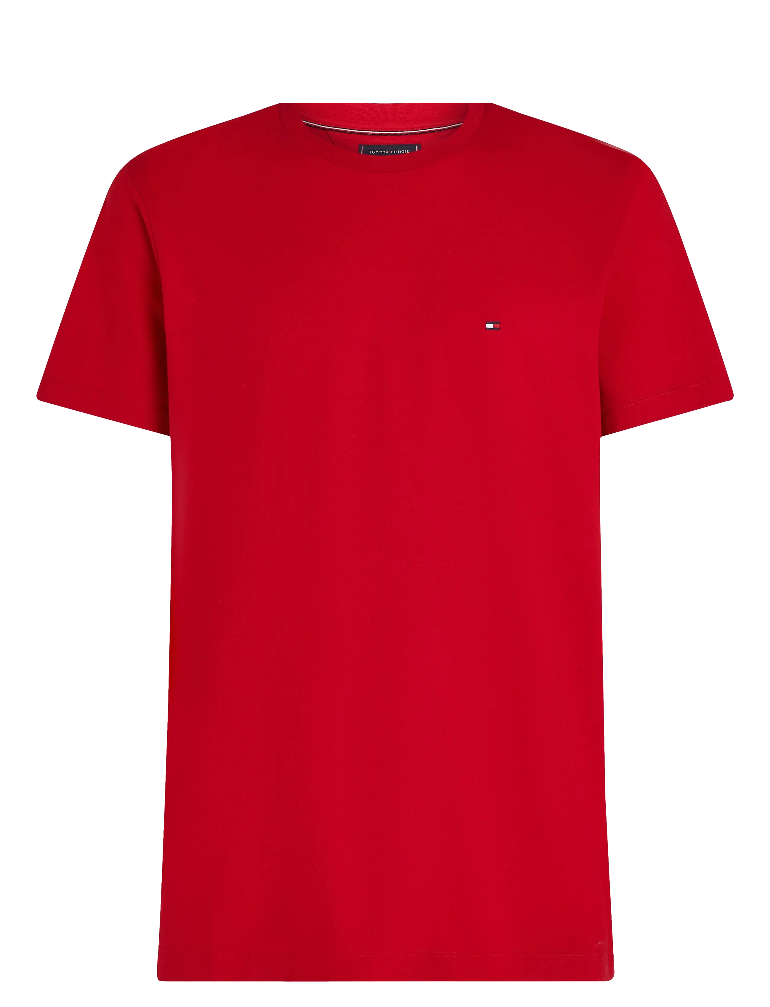 Tommy Hilfiger - ESS SEASONAL REG FIT SOLID TEE - kortærmede t-shirts - medium red - 1