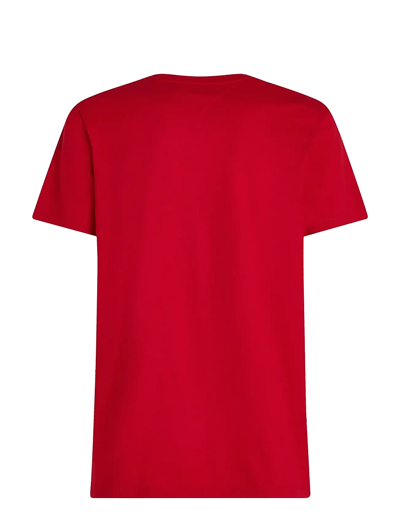 Tommy Hilfiger - ESS SEASONAL REG FIT SOLID TEE - kortærmede t-shirts - medium red - 2