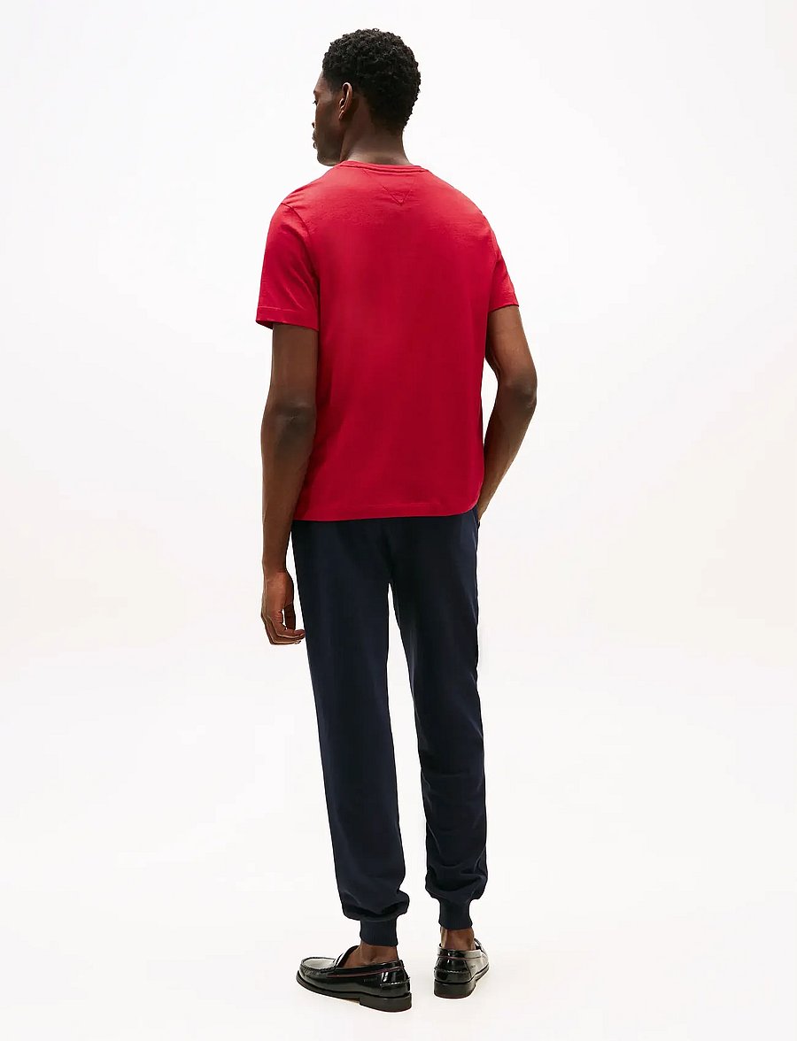 Tommy Hilfiger - ESS SEASONAL REG FIT SOLID TEE - kurzärmelige t-shirts - medium red - 4