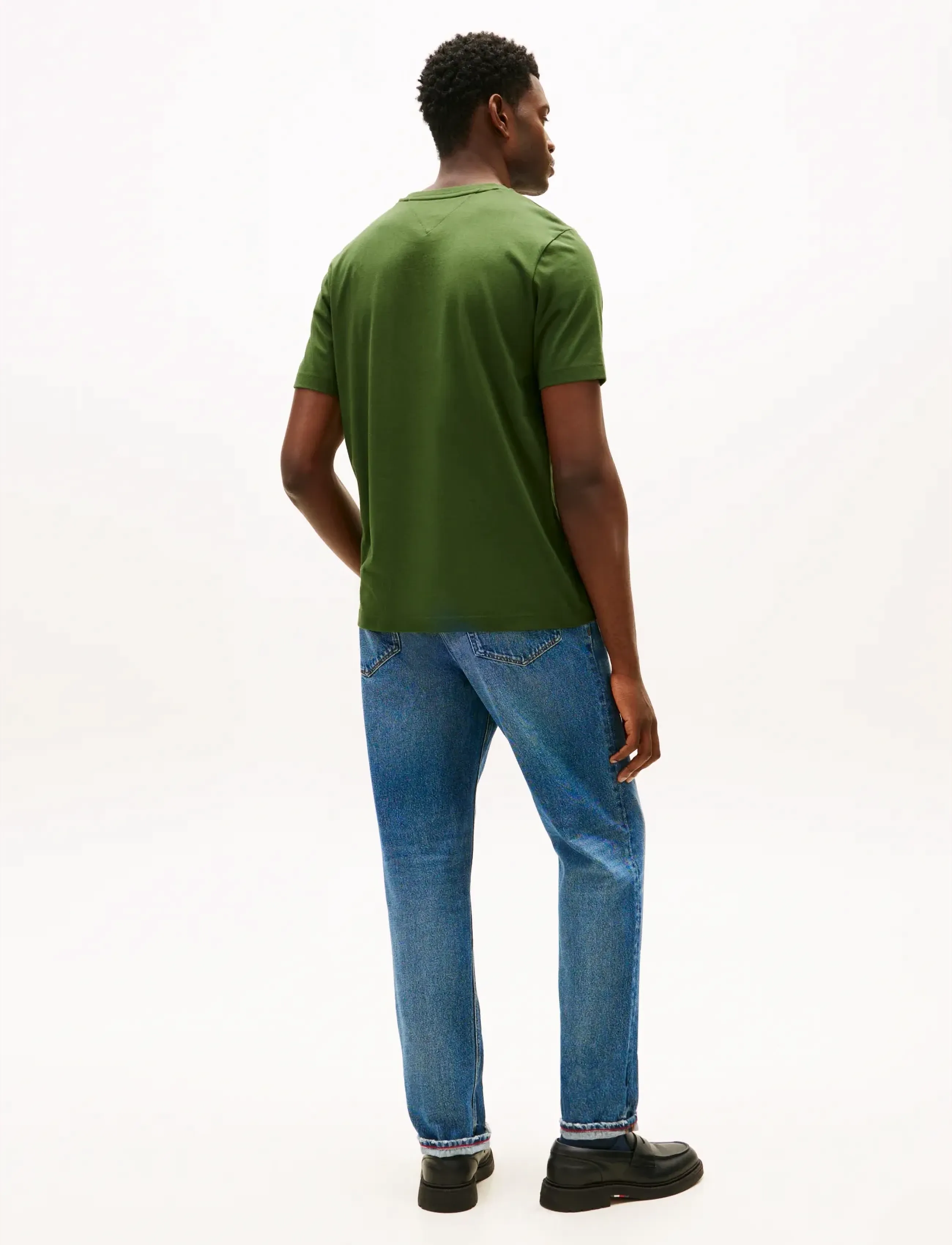 Tommy Hilfiger - ESS SEASONAL REG FIT SOLID TEE - kortärmade t-shirts - mountain pine - 2