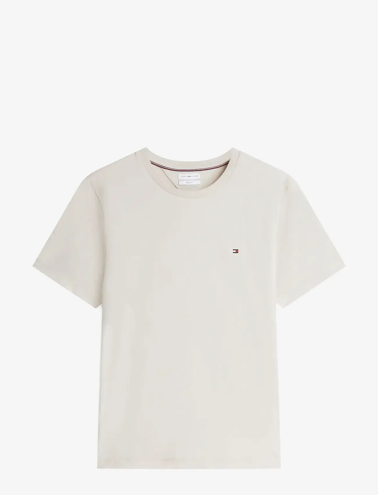 Tommy Hilfiger - ESS SEASONAL REG FIT SOLID TEE - kortärmade t-shirts - newsprint - 1