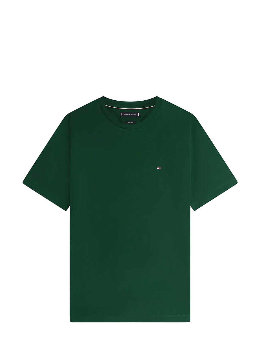 Tommy Hilfiger - ESS SEASONAL REG FIT SOLID TEE - lühikeste varrukatega t-särgid - nocturnal green - 1