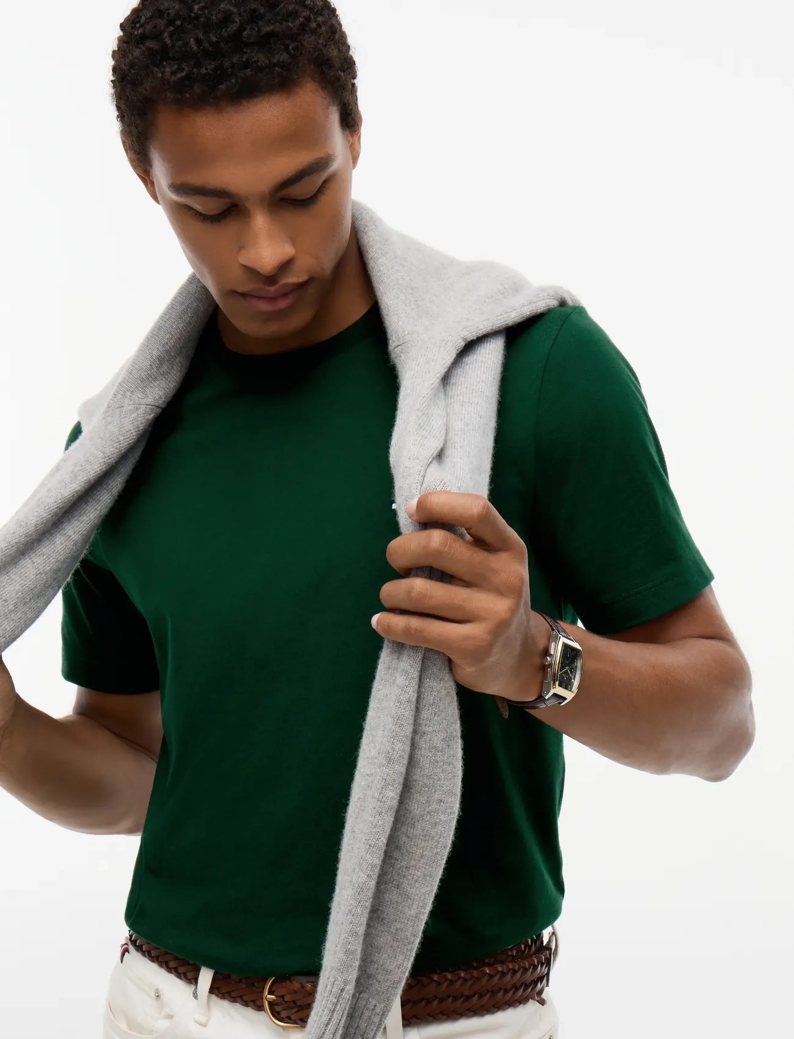 Tommy Hilfiger - ESS SEASONAL REG FIT SOLID TEE - lühikeste varrukatega t-särgid - nocturnal green - 3