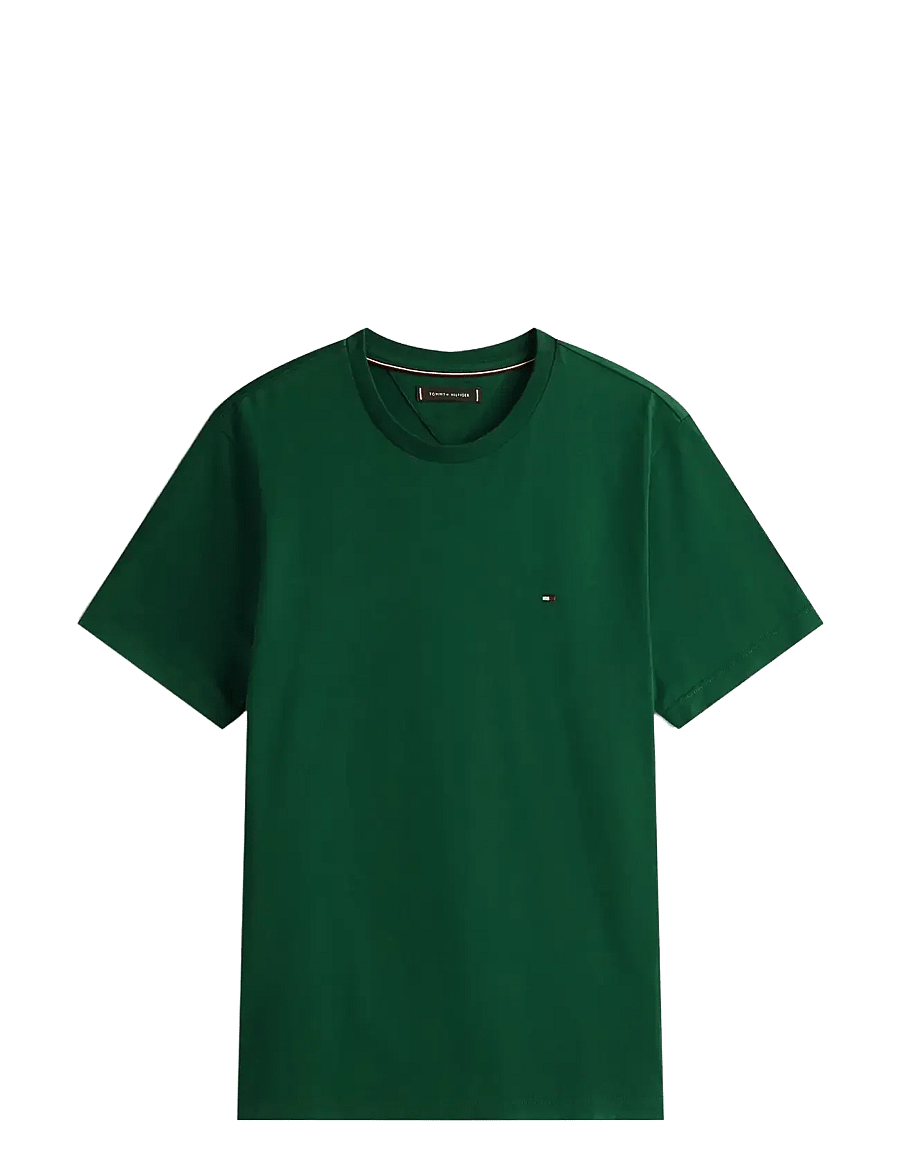 Tommy Hilfiger - ESS SEASONAL REG FIT SOLID TEE - kurzärmelig - ornamental green - 1