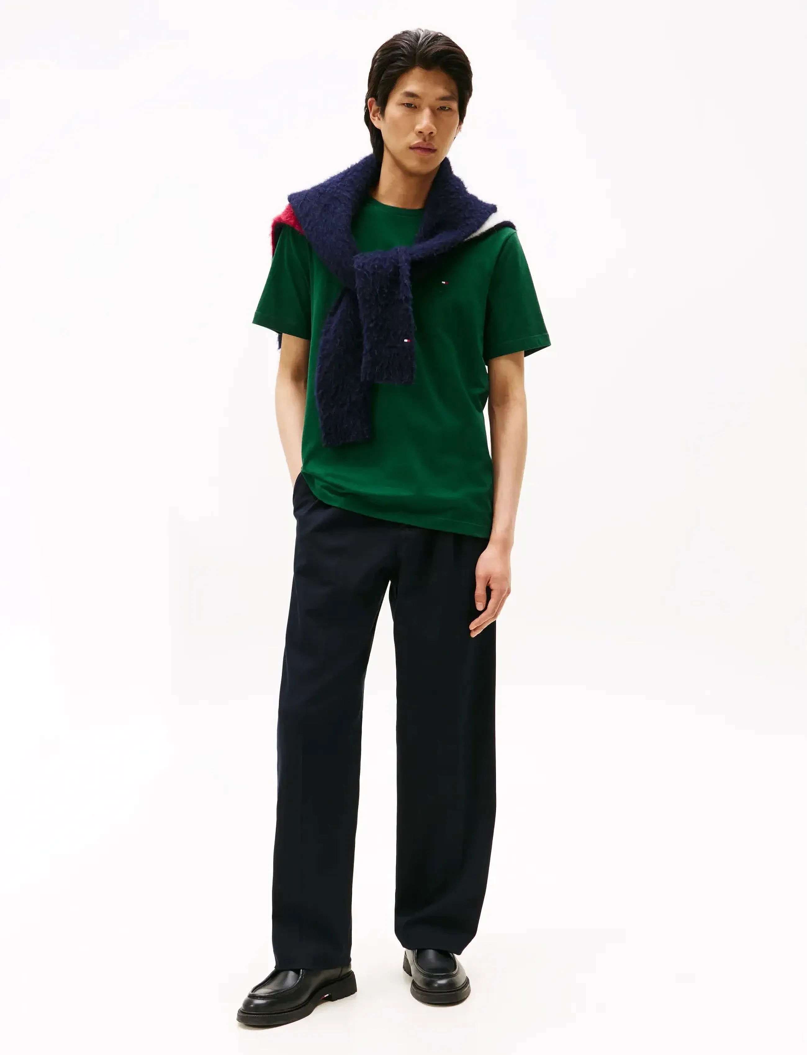 Tommy Hilfiger - ESS SEASONAL REG FIT SOLID TEE - short-sleeved t-shirts - ornamental green - 2