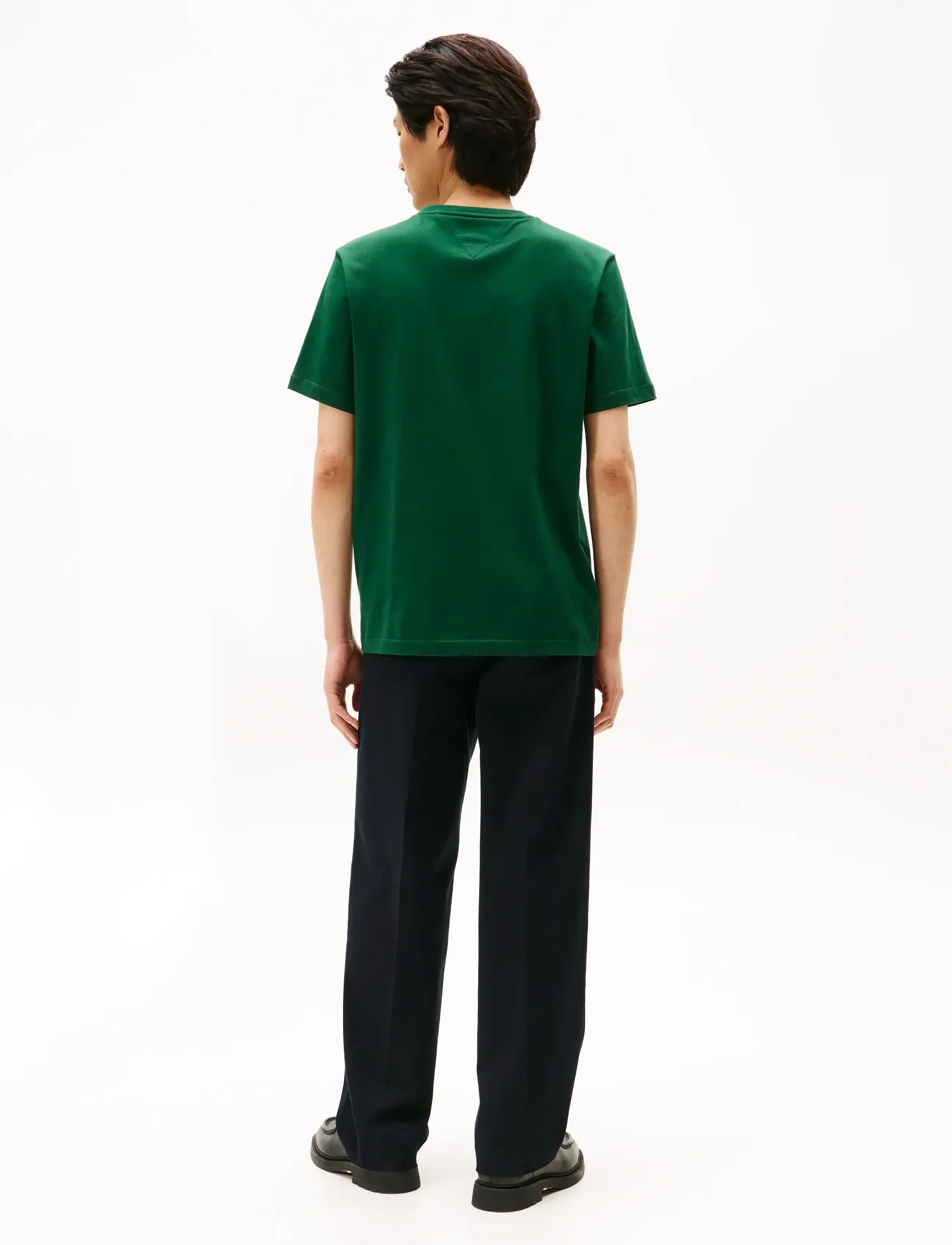 Tommy Hilfiger - ESS SEASONAL REG FIT SOLID TEE - short-sleeved t-shirts - ornamental green - 3
