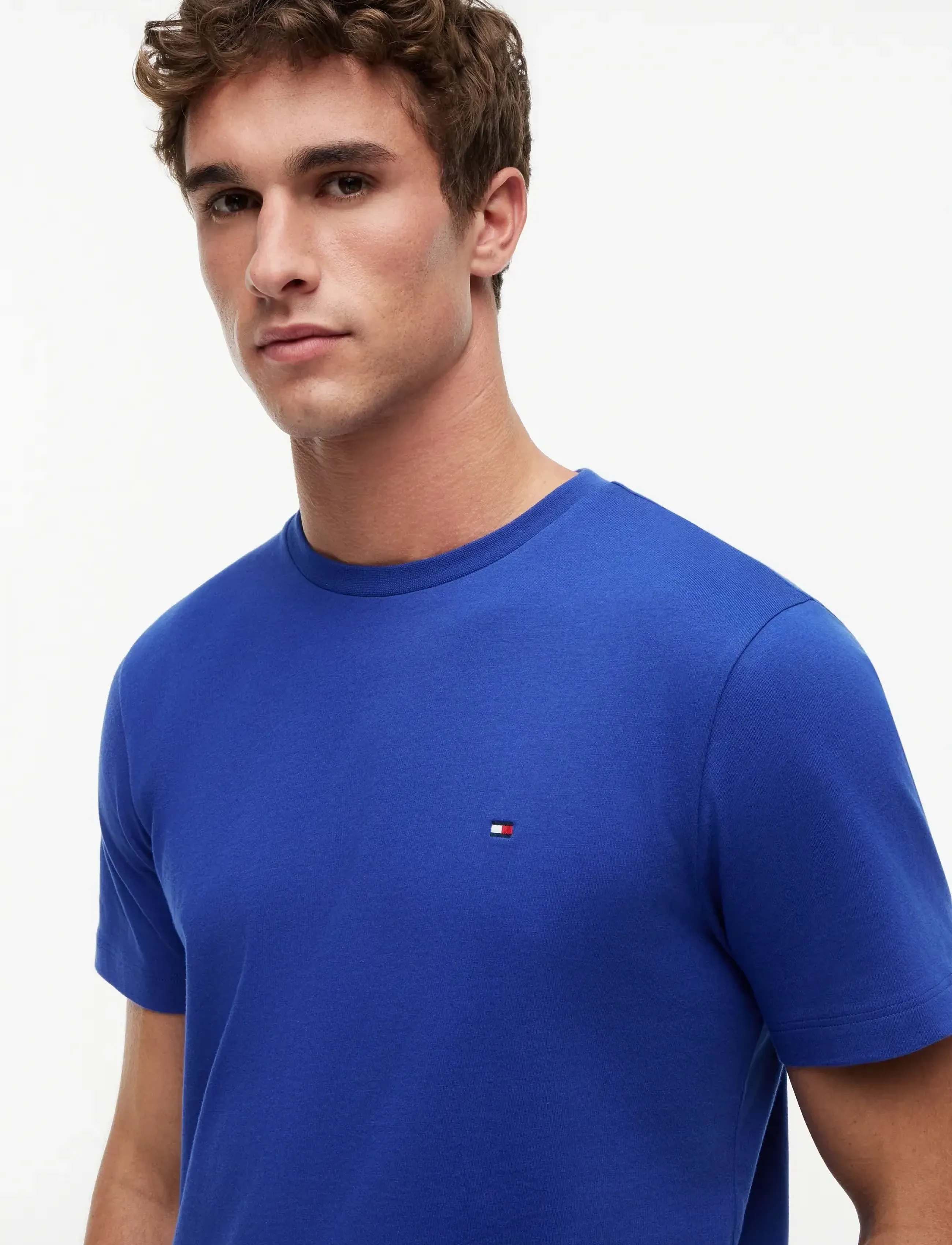Tommy Hilfiger - ESS SEASONAL REG FIT SOLID TEE - stutterma bolir - pigment blue - 3