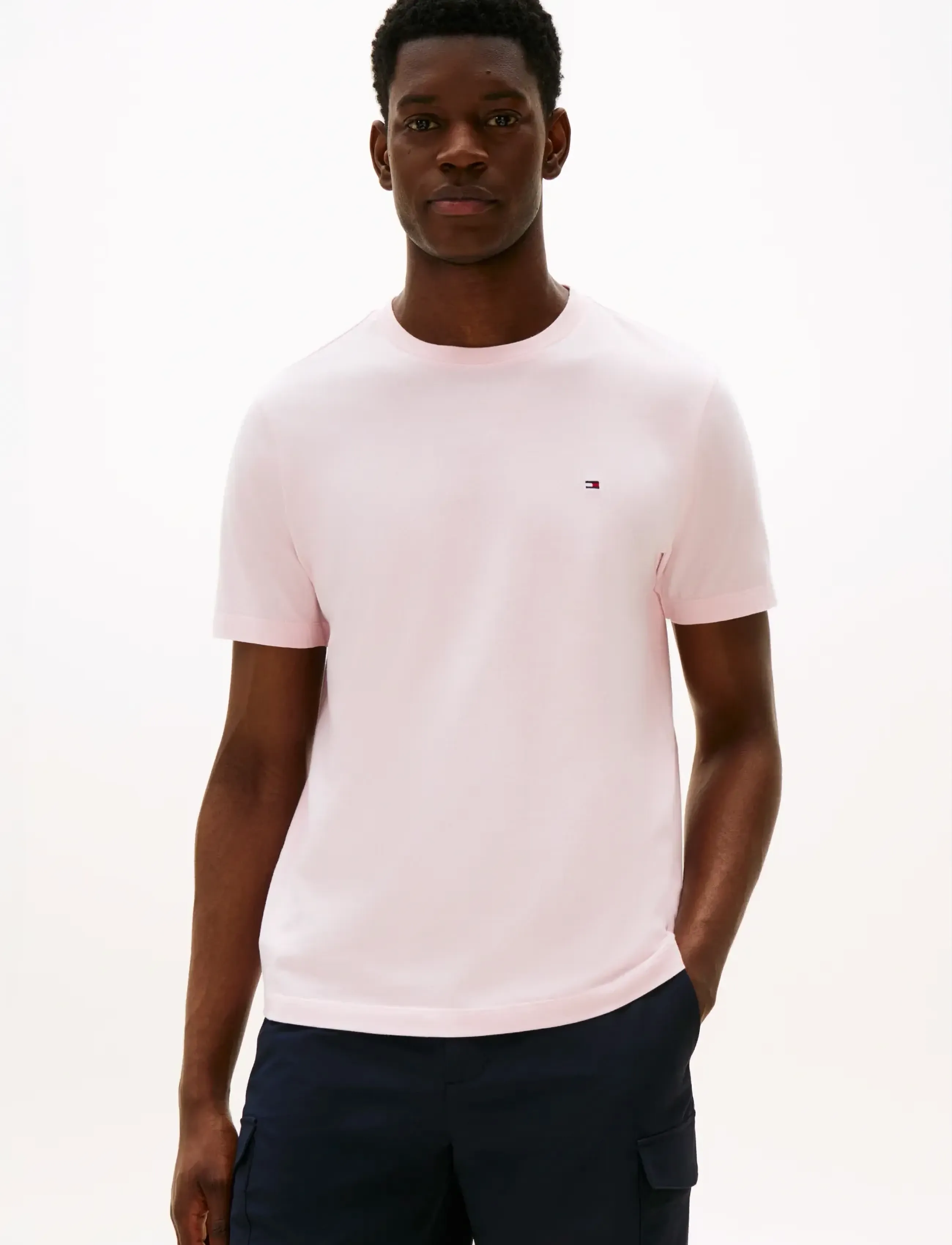 Tommy Hilfiger ESS SEASONAL REG FIT SOLID TEE - Kleidung - PINK LILY / pink/rose
