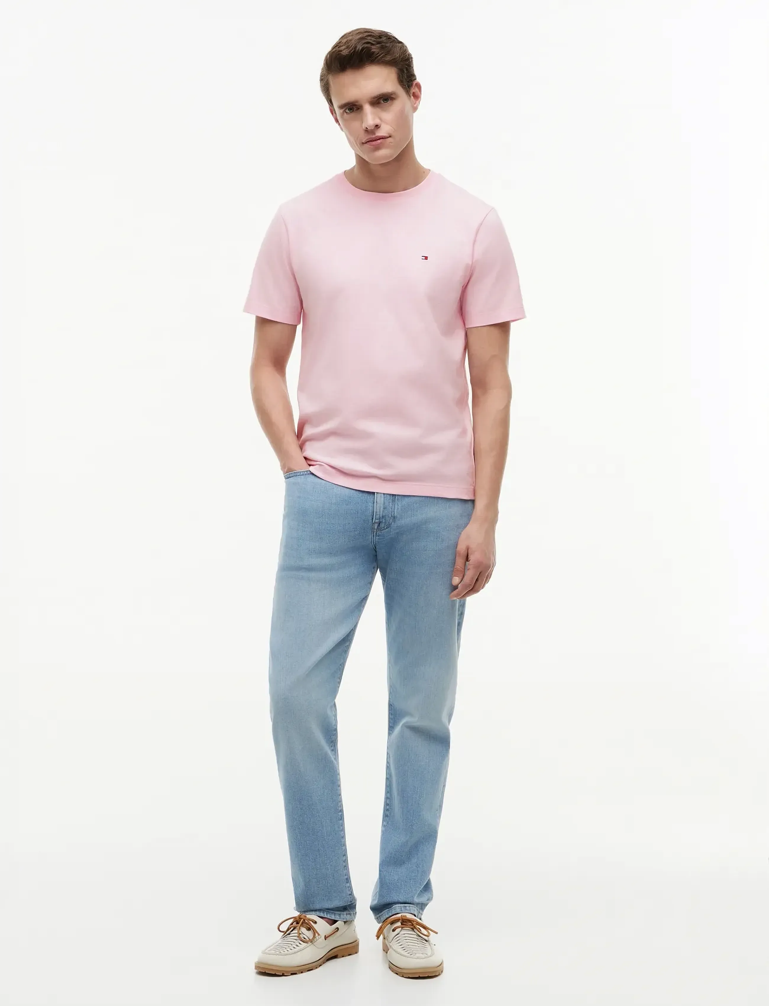 Tommy Hilfiger - ESS SEASONAL REG FIT SOLID TEE - kurzärmelig - pink lily - 4