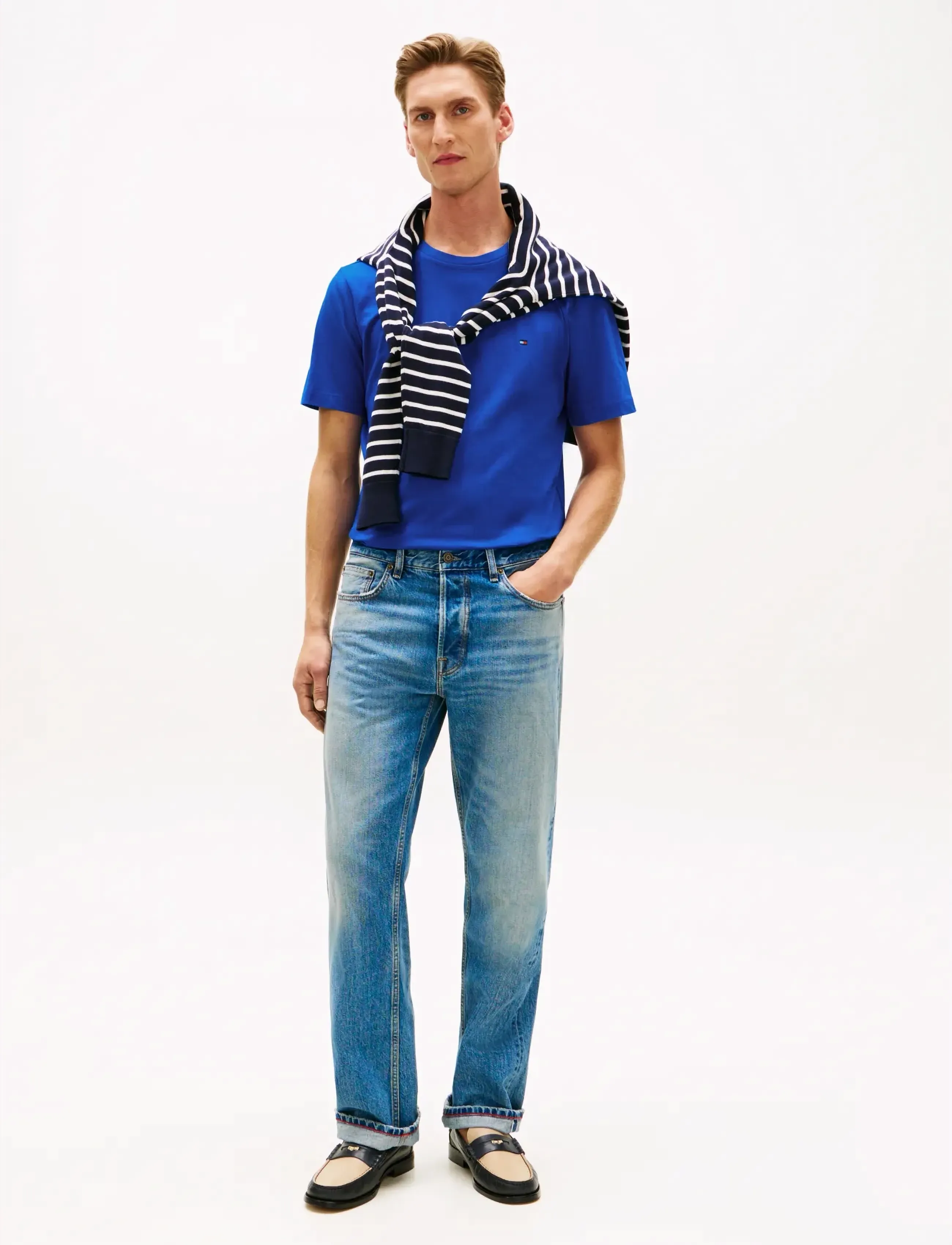 Tommy Hilfiger - ESS SEASONAL REG FIT SOLID TEE - stutterma bolir - regal blue - 3