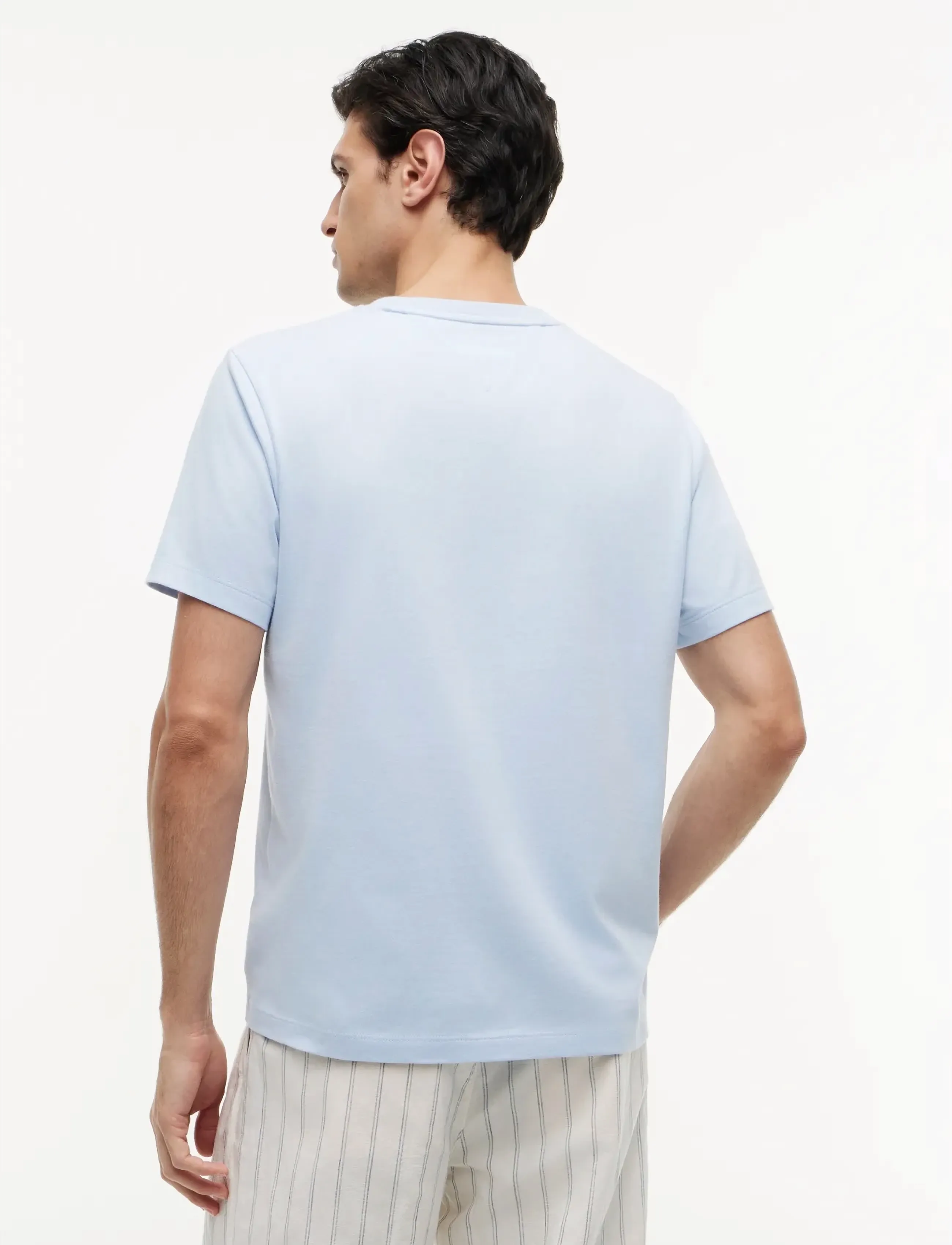 Tommy Hilfiger - ESS SEASONAL REG FIT SOLID TEE - short-sleeved t-shirts - sky blue - 3