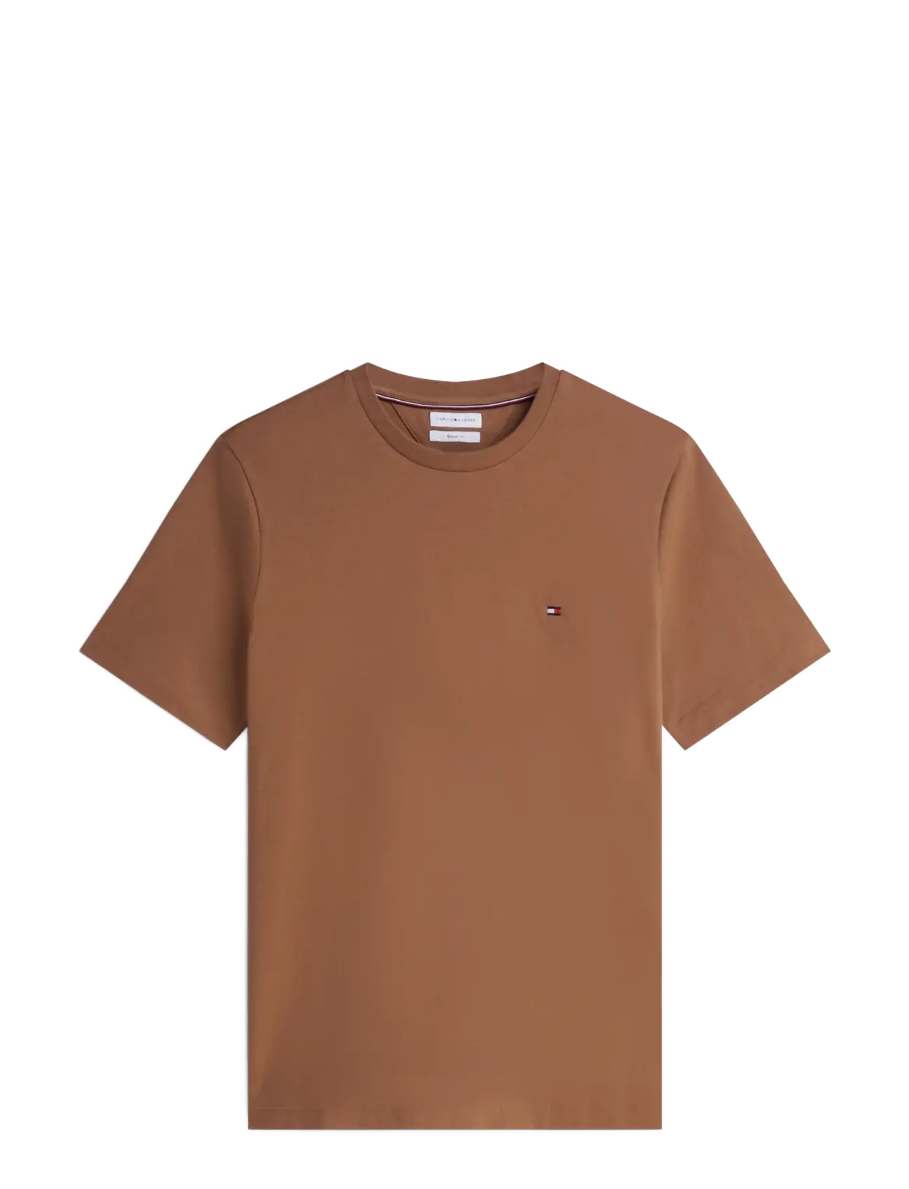 Tommy Hilfiger - ESS SEASONAL REG FIT SOLID TEE - kortärmade t-shirts - timeless tawny - 1