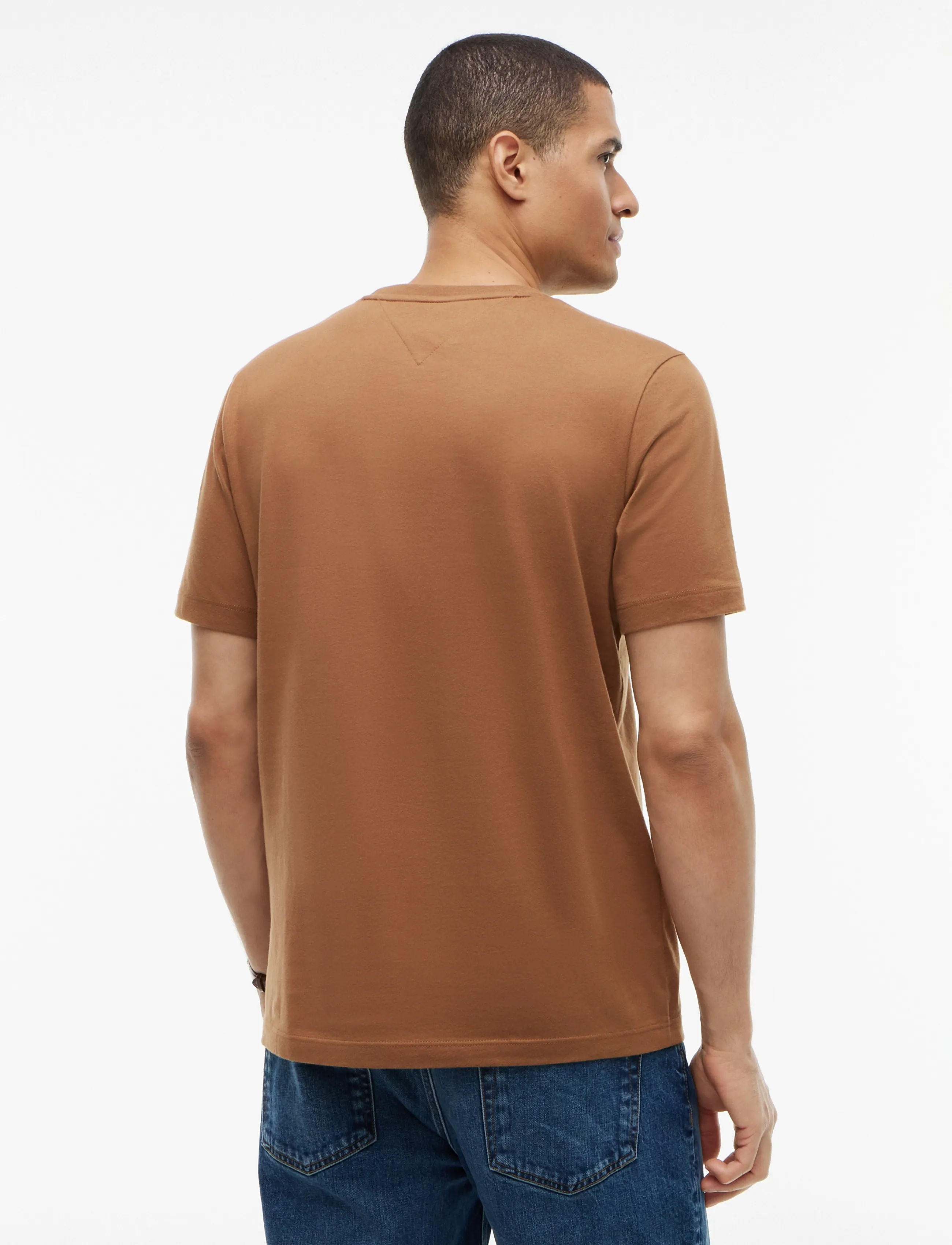 Tommy Hilfiger - ESS SEASONAL REG FIT SOLID TEE - kortärmade t-shirts - timeless tawny - 2