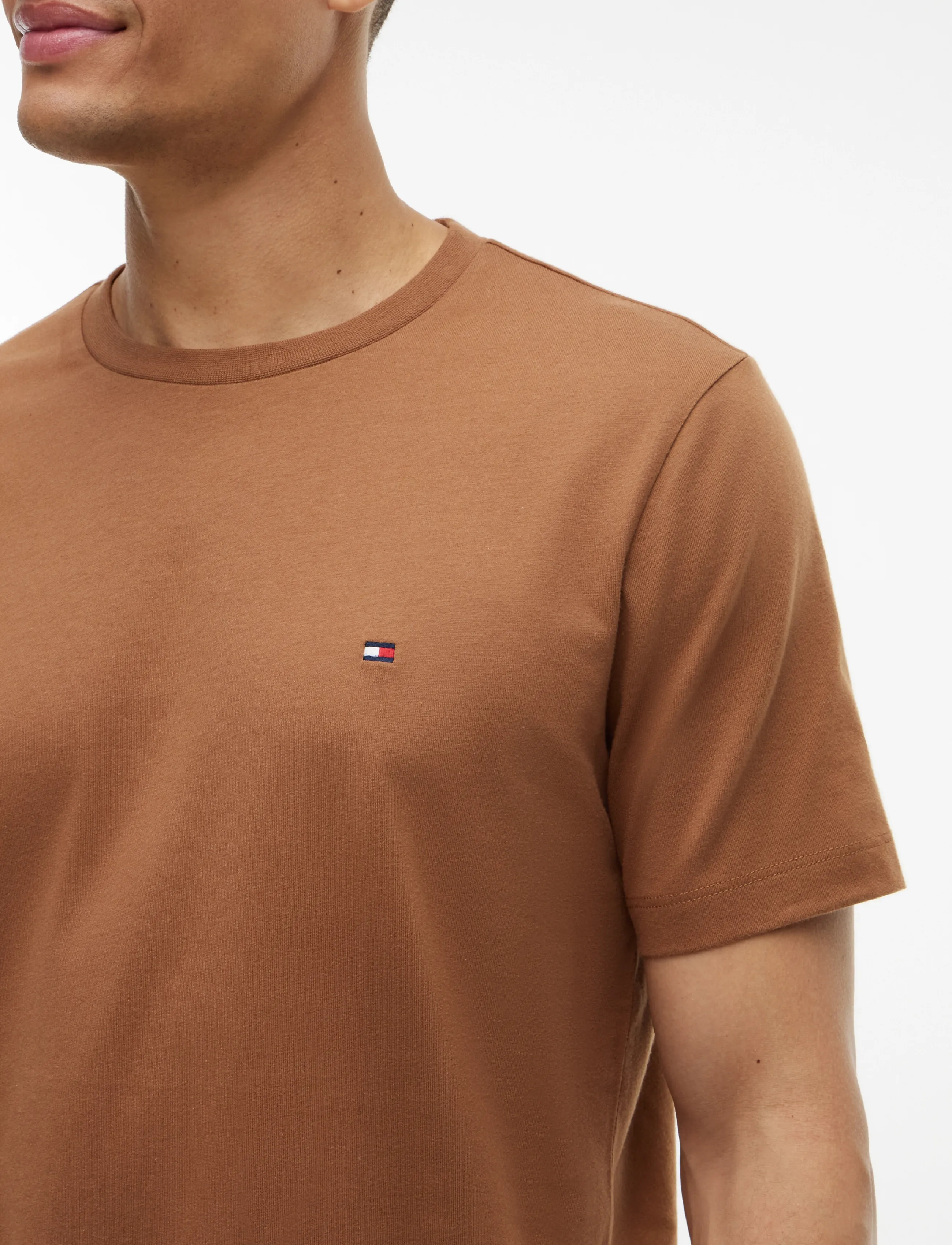 Tommy Hilfiger - ESS SEASONAL REG FIT SOLID TEE - kortärmade t-shirts - timeless tawny - 3