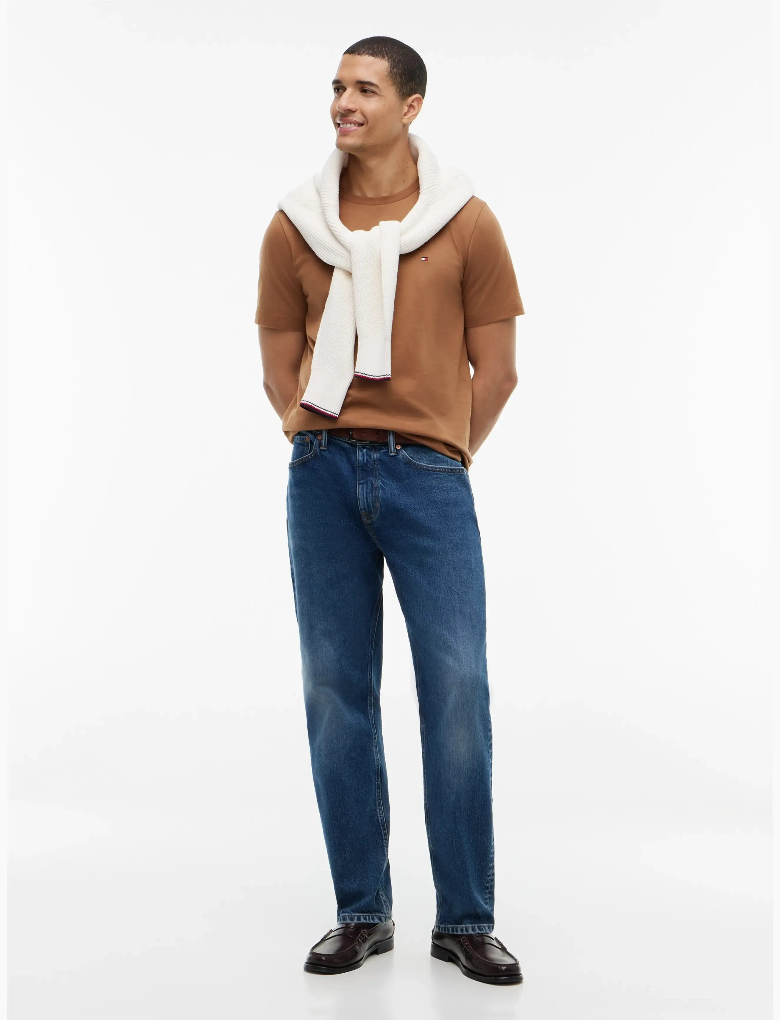 Tommy Hilfiger - ESS SEASONAL REG FIT SOLID TEE - kortärmade t-shirts - timeless tawny - 4