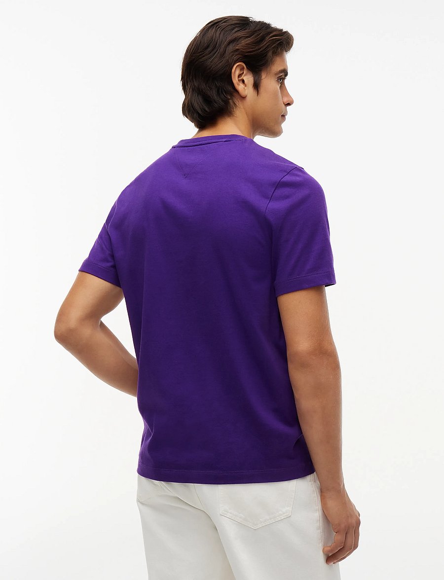 Tommy Hilfiger - ESS SEASONAL REG FIT SOLID TEE - kurzärmelige t-shirts - tuscan grape - 2