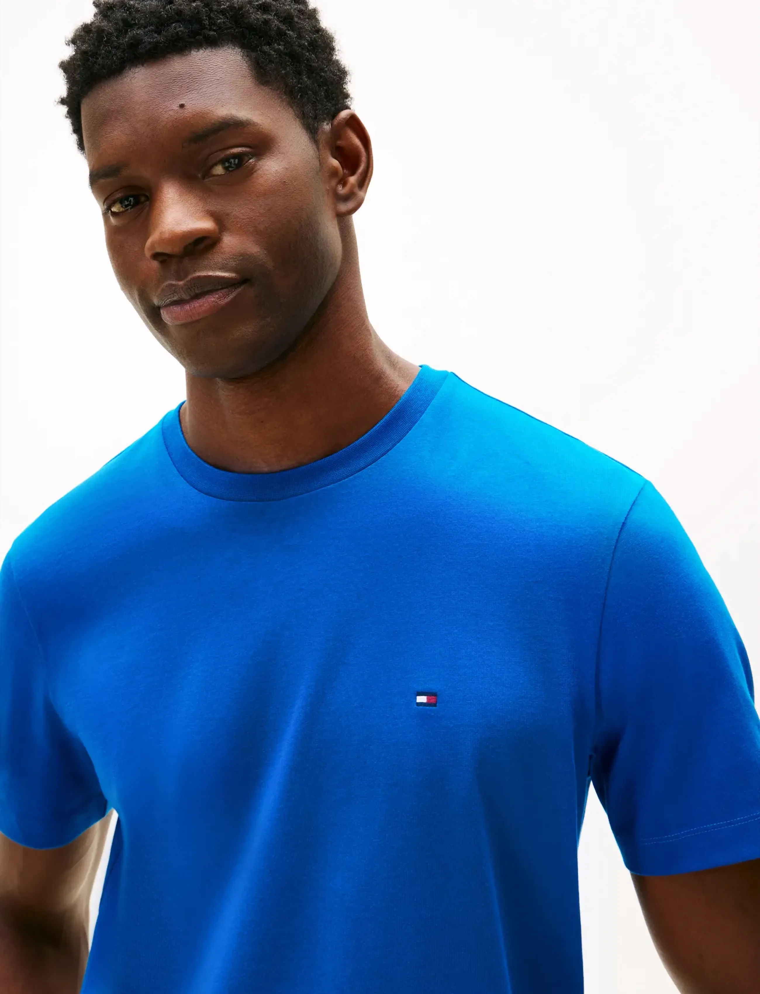 Tommy Hilfiger - ESS SEASONAL REG FIT SOLID TEE - kurzärmelig - vibrant indigo - 4