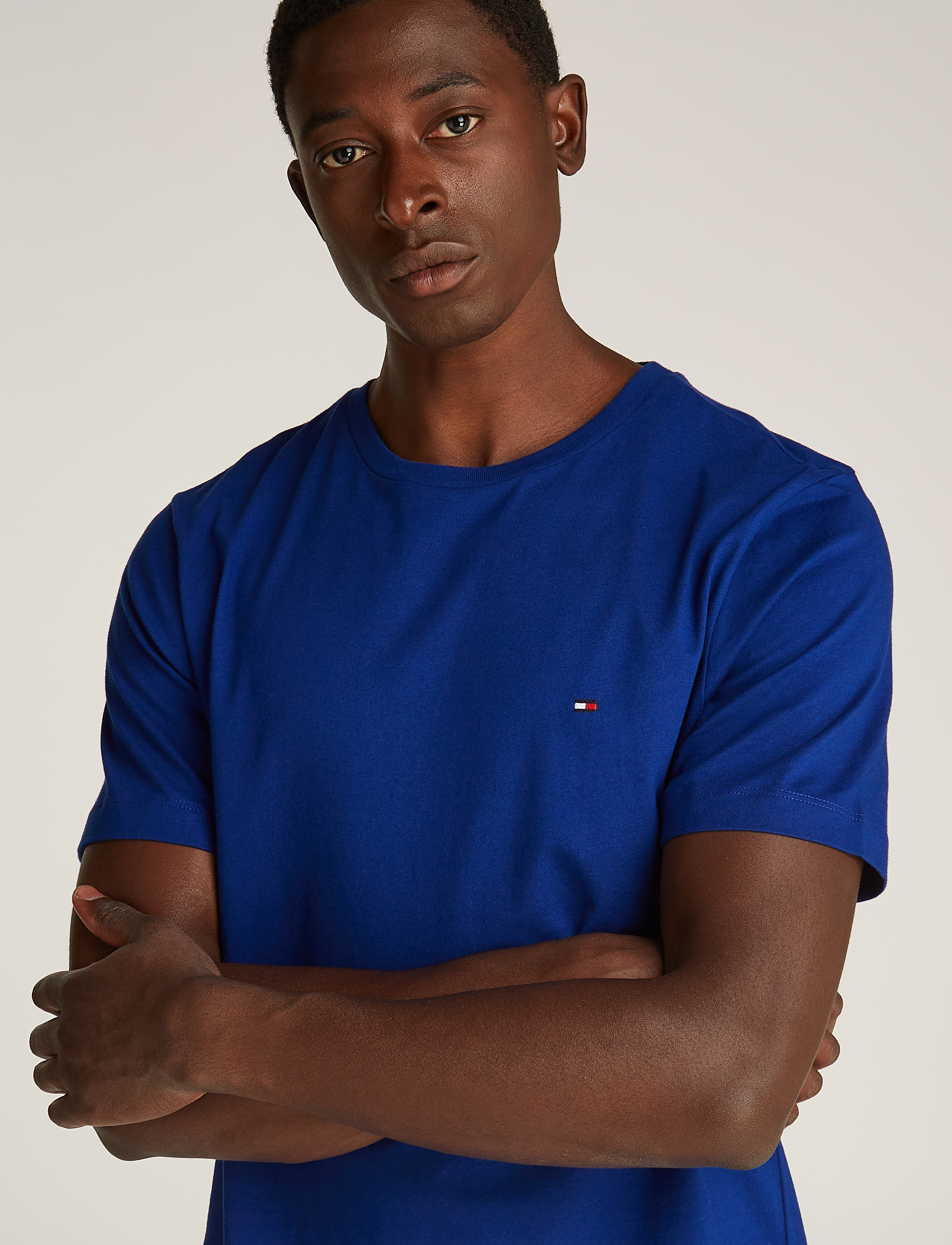 Tommy Hilfiger - ESS SEASONAL REG FIT SOLID TEE - laveste priser - wedge blue - 3