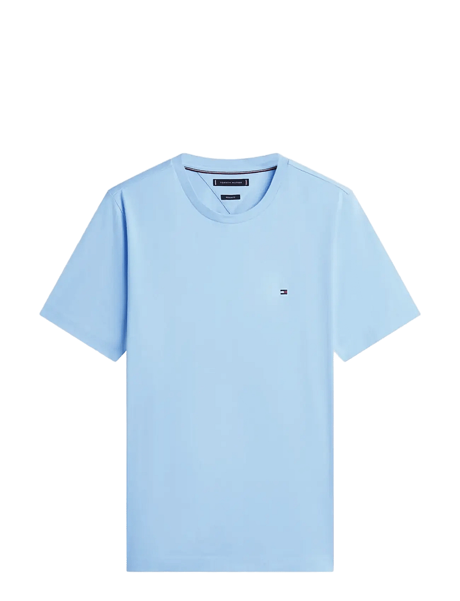 Tommy Hilfiger - ESS SEASONAL REG FIT SOLID TEE - kurzärmelig - well water - 1