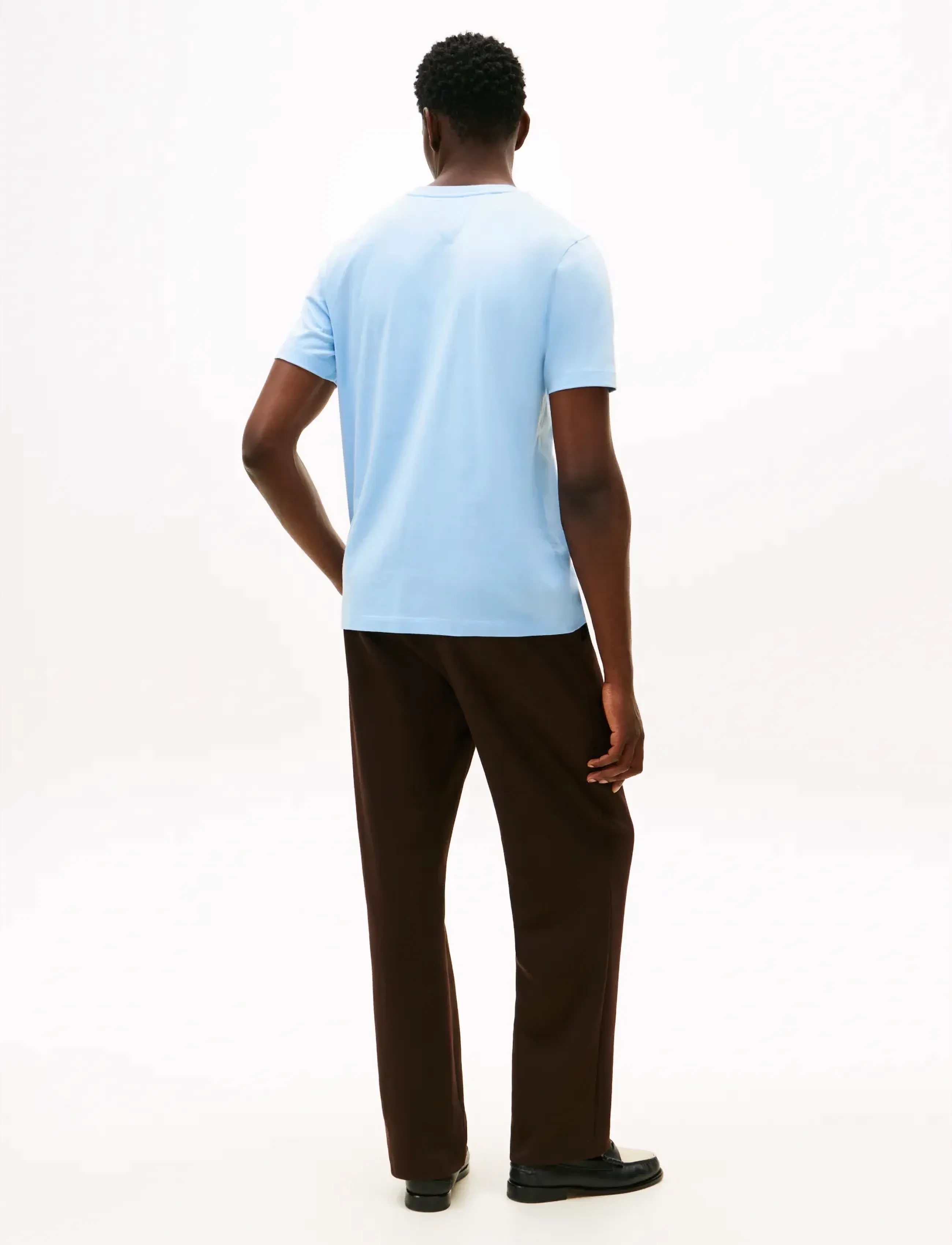 Tommy Hilfiger - ESS SEASONAL REG FIT SOLID TEE - short-sleeved t-shirts - well water - 2