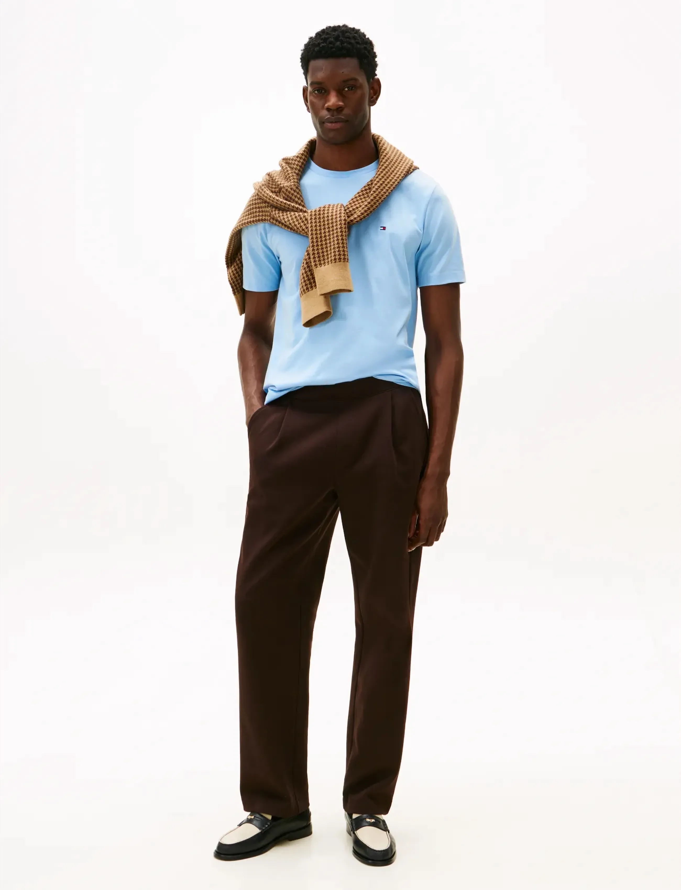 Tommy Hilfiger - ESS SEASONAL REG FIT SOLID TEE - short-sleeved t-shirts - well water - 3