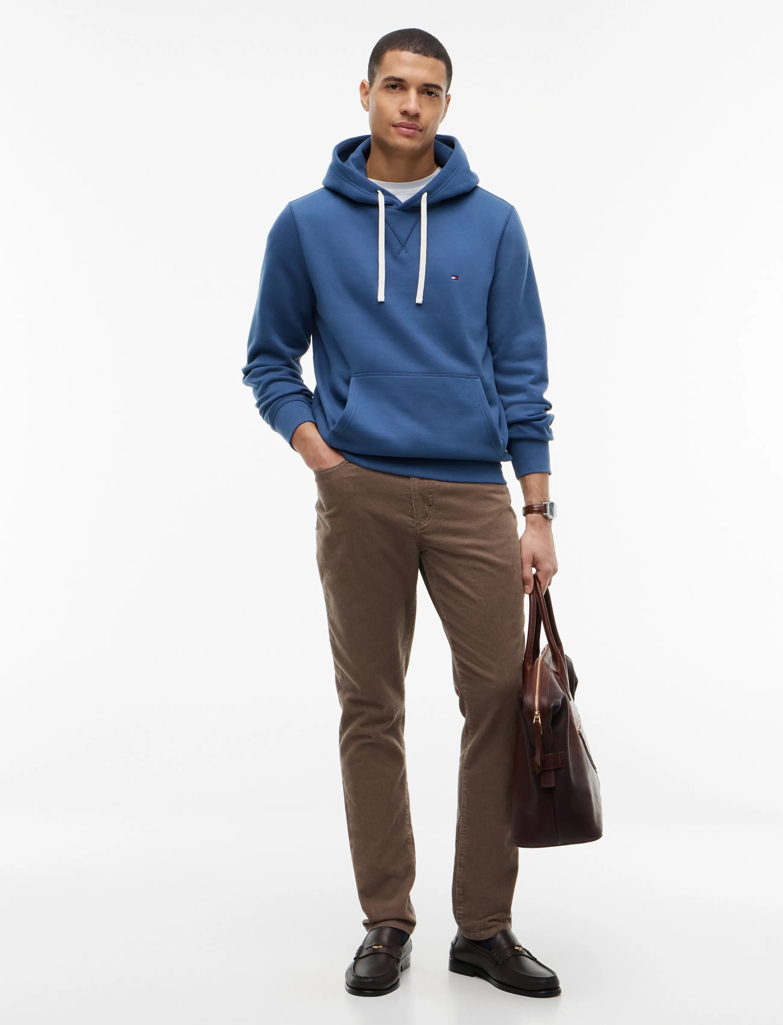 Tommy Hilfiger - ESS SEASONAL FLEECE HOODY - hoodies - aegean sea - 4