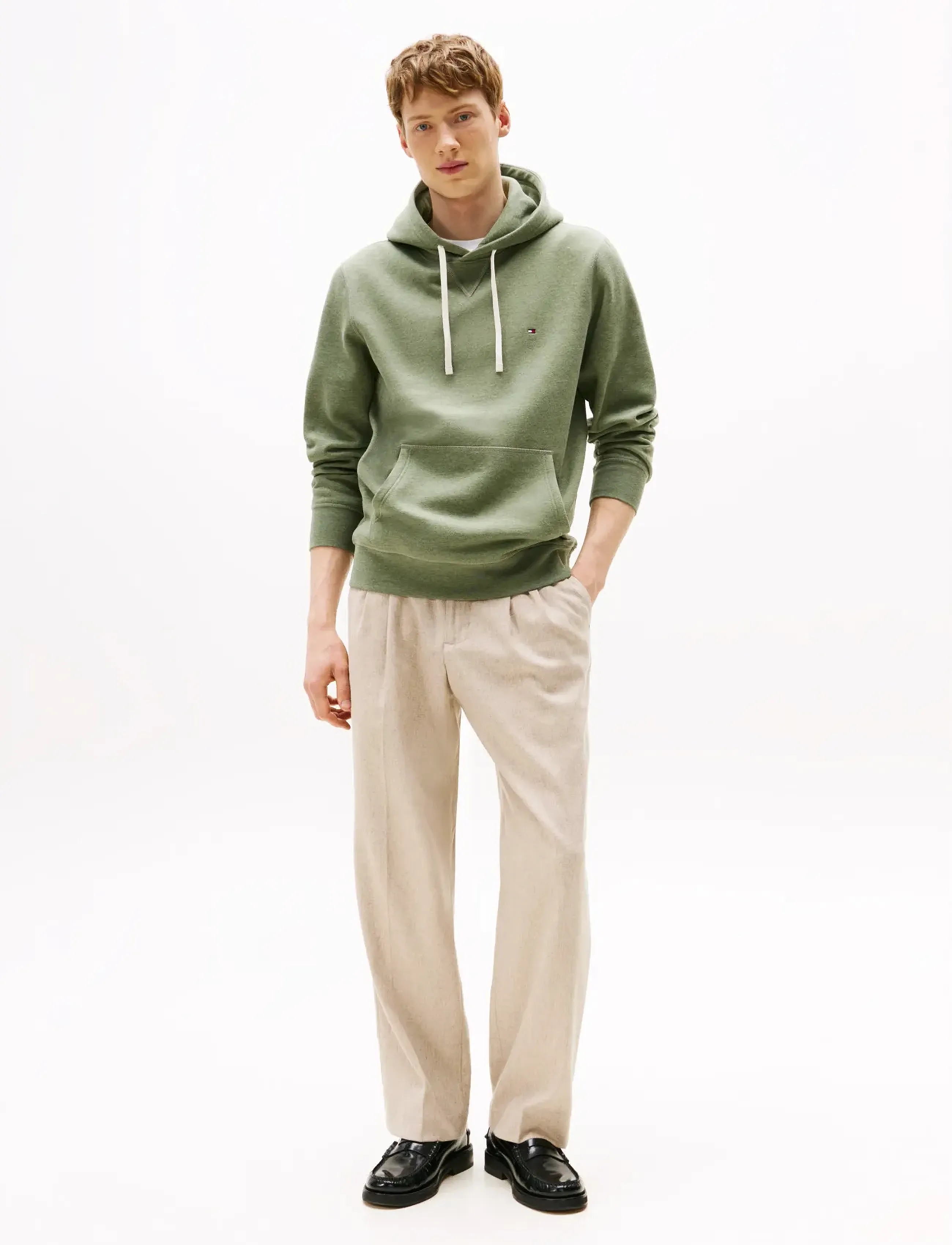 Tommy Hilfiger - ESS SEASONAL FLEECE HOODY - hættetrøjer - battle green heather - 2