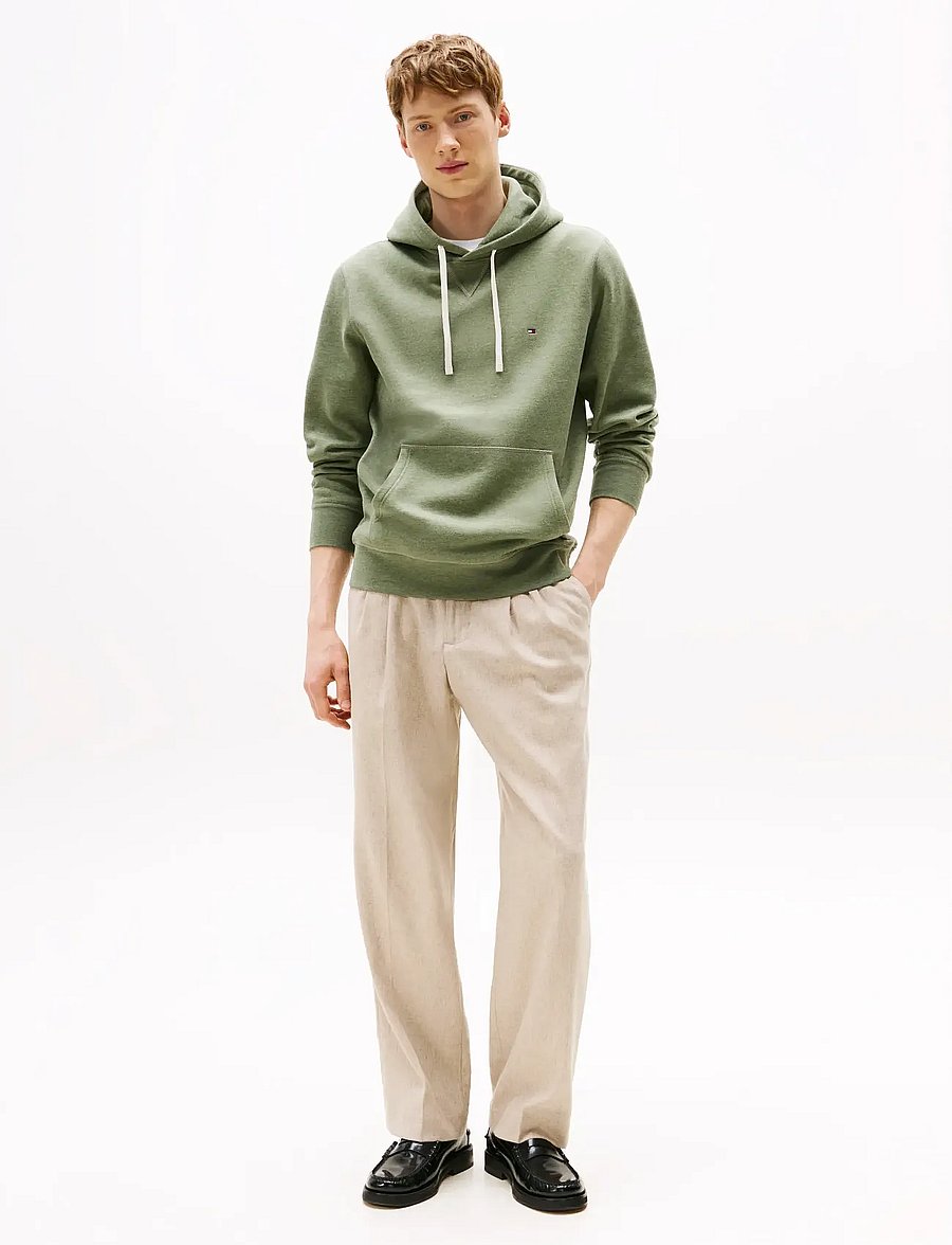 Tommy Hilfiger - ESS SEASONAL FLEECE HOODY - kapuutsiga pusad - battle green heather - 2