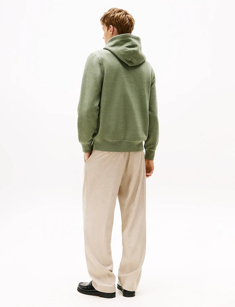 Tommy Hilfiger - ESS SEASONAL FLEECE HOODY - kapuutsiga pusad - battle green heather - 3