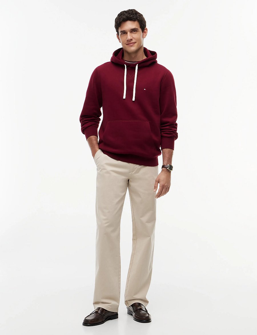 Tommy Hilfiger - ESS SEASONAL FLEECE HOODY - kapuutsiga pusad - burgundy - 4