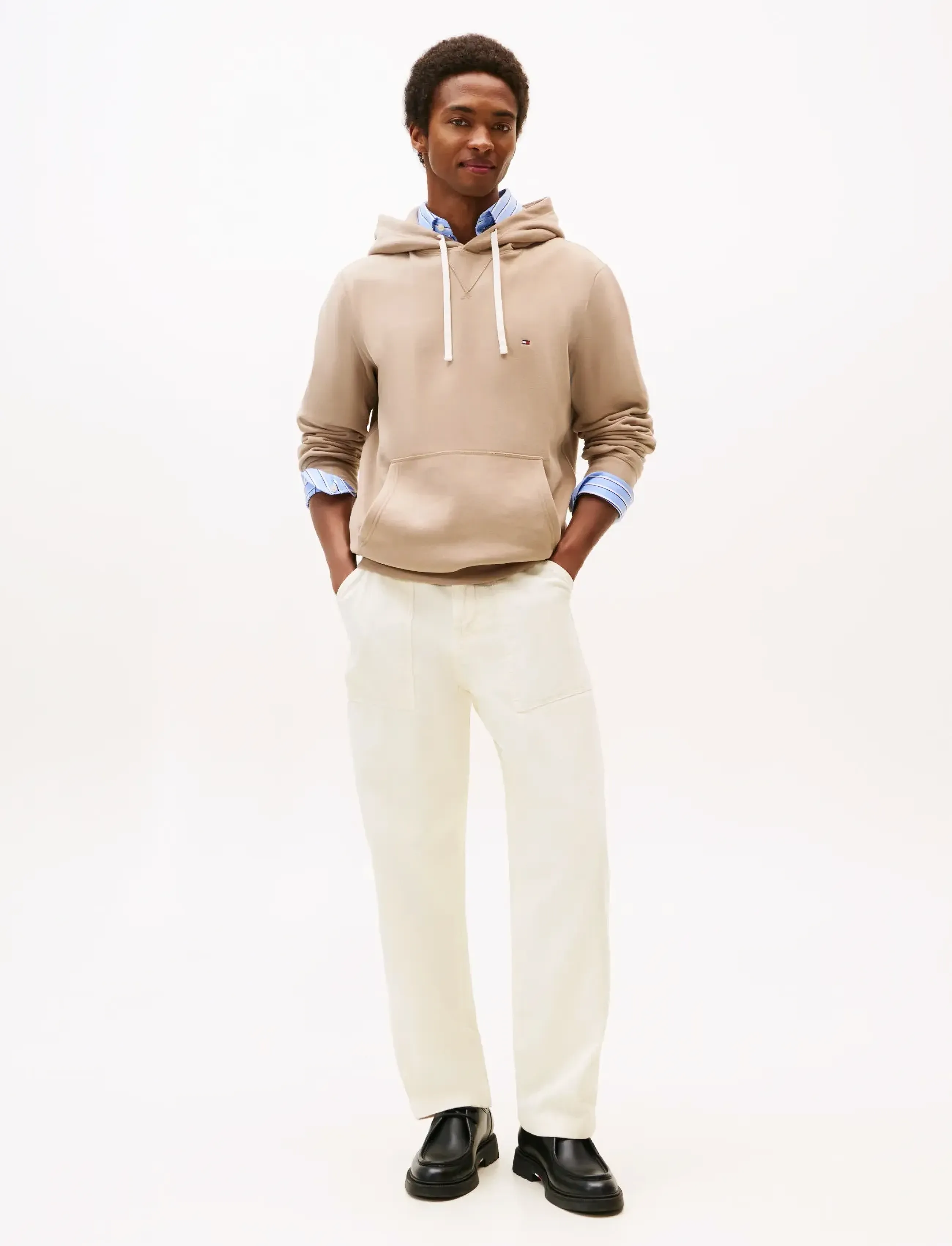 Tommy Hilfiger - ESS SEASONAL FLEECE HOODY - sweats à capuche - coastal taupe - 2