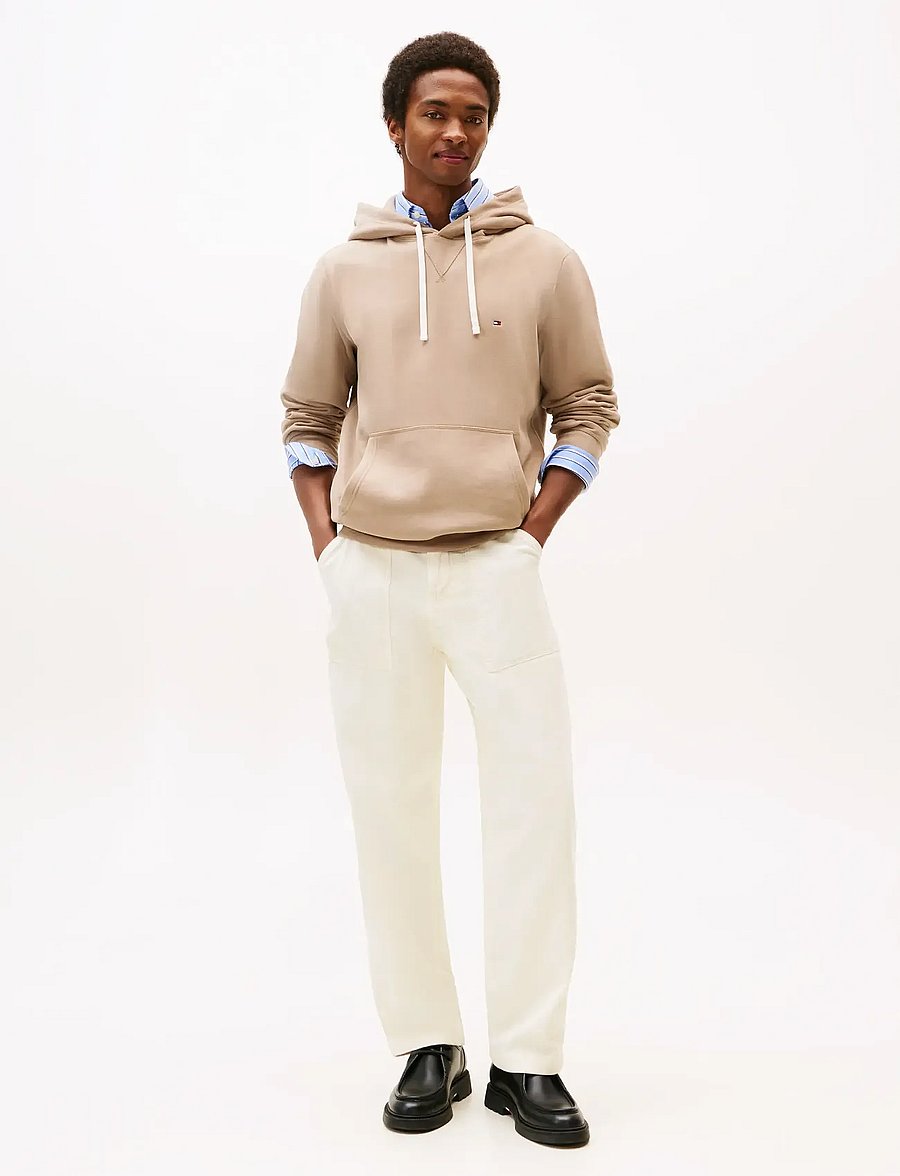Tommy Hilfiger - ESS SEASONAL FLEECE HOODY - kapuzenpullover - coastal taupe - 2