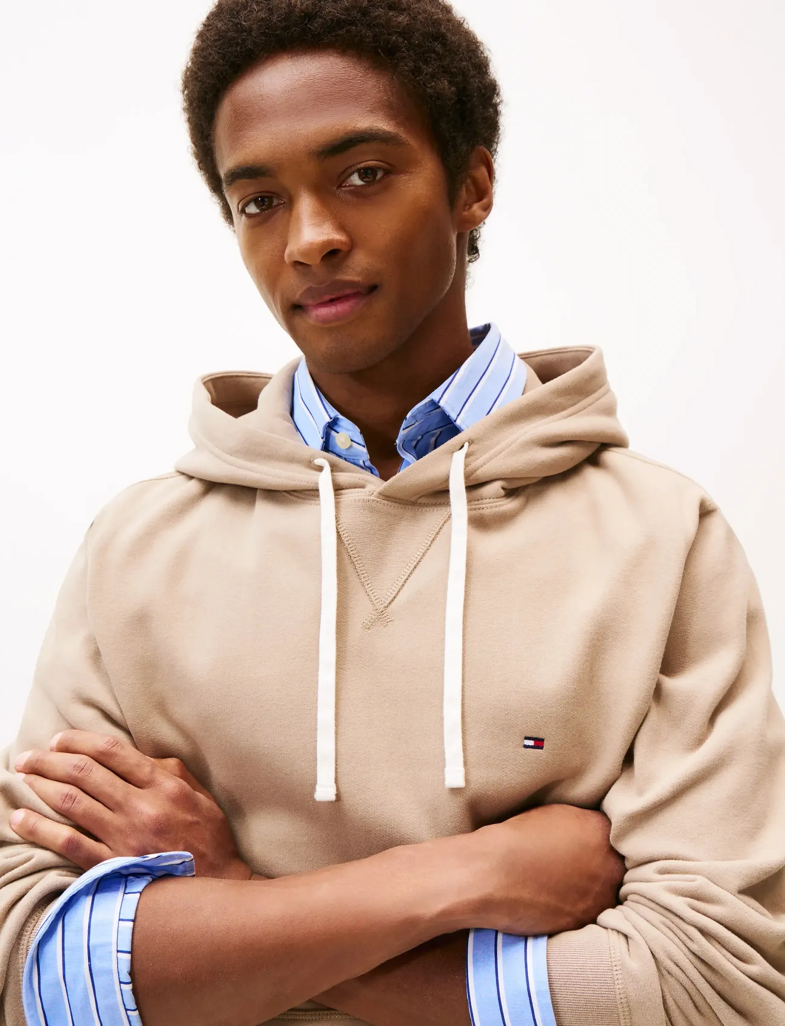 Tommy Hilfiger - ESS SEASONAL FLEECE HOODY - sweats à capuche - coastal taupe - 4