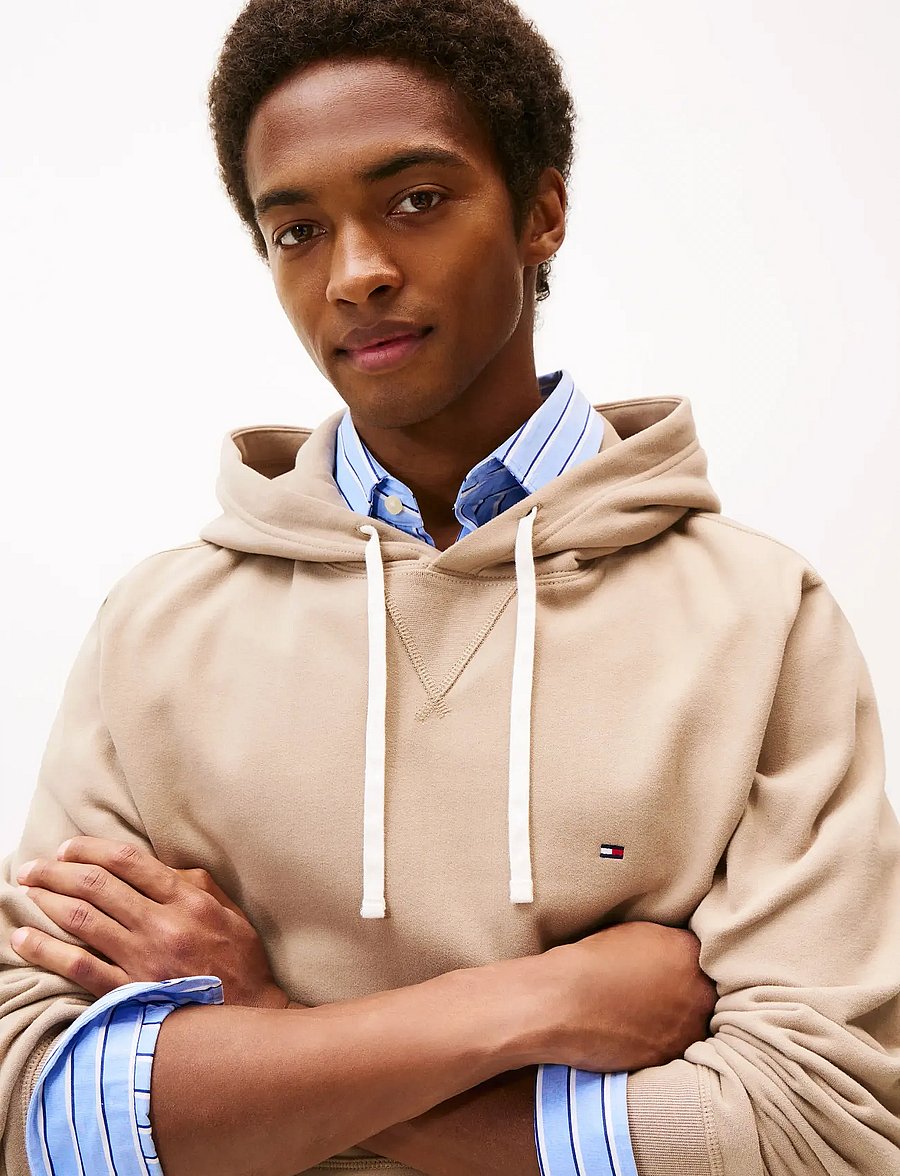 Tommy Hilfiger - ESS SEASONAL FLEECE HOODY - kapuzenpullover - coastal taupe - 4