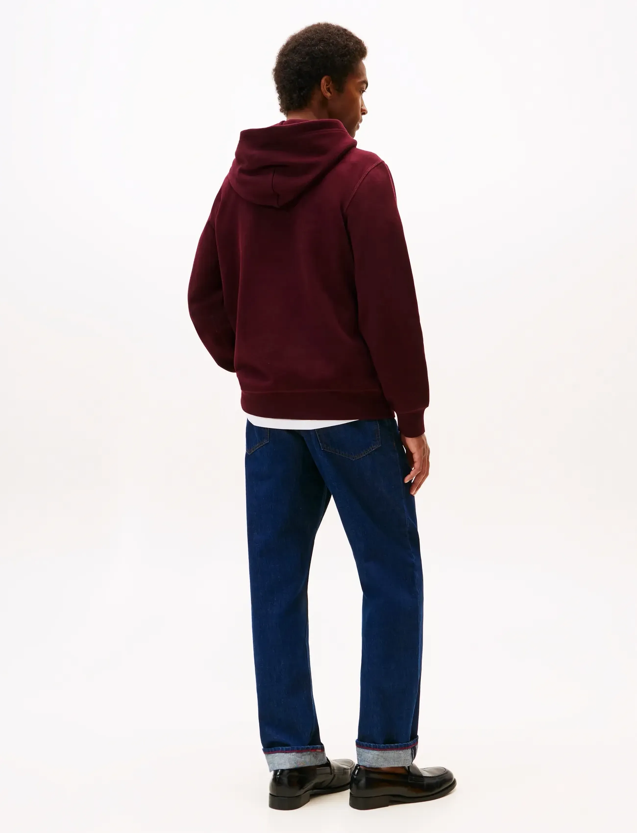 Tommy Hilfiger - ESS SEASONAL FLEECE HOODY - kapuutsiga pusad - deep burgundy - 3