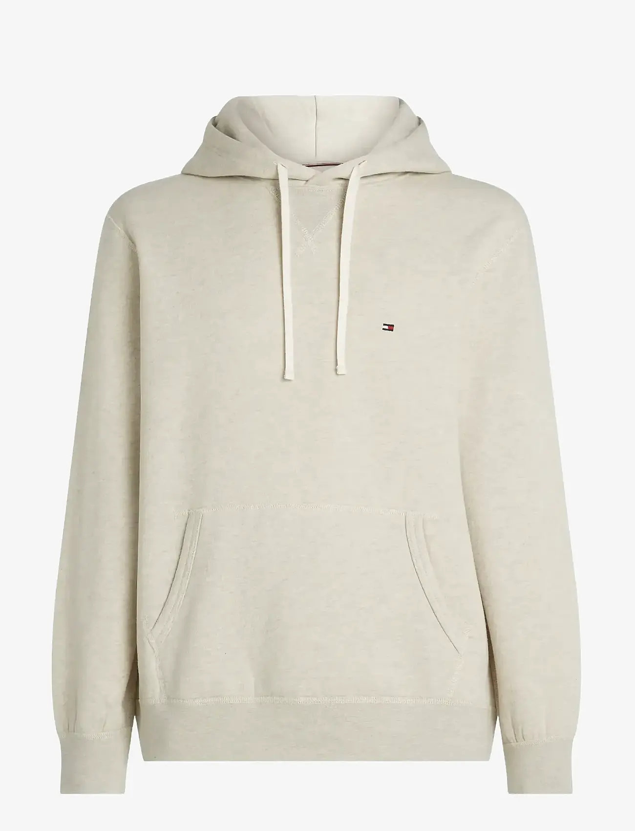 Tommy Hilfiger - ESS SEASONAL FLEECE HOODY - hoodies - heathered oatmilk - 1